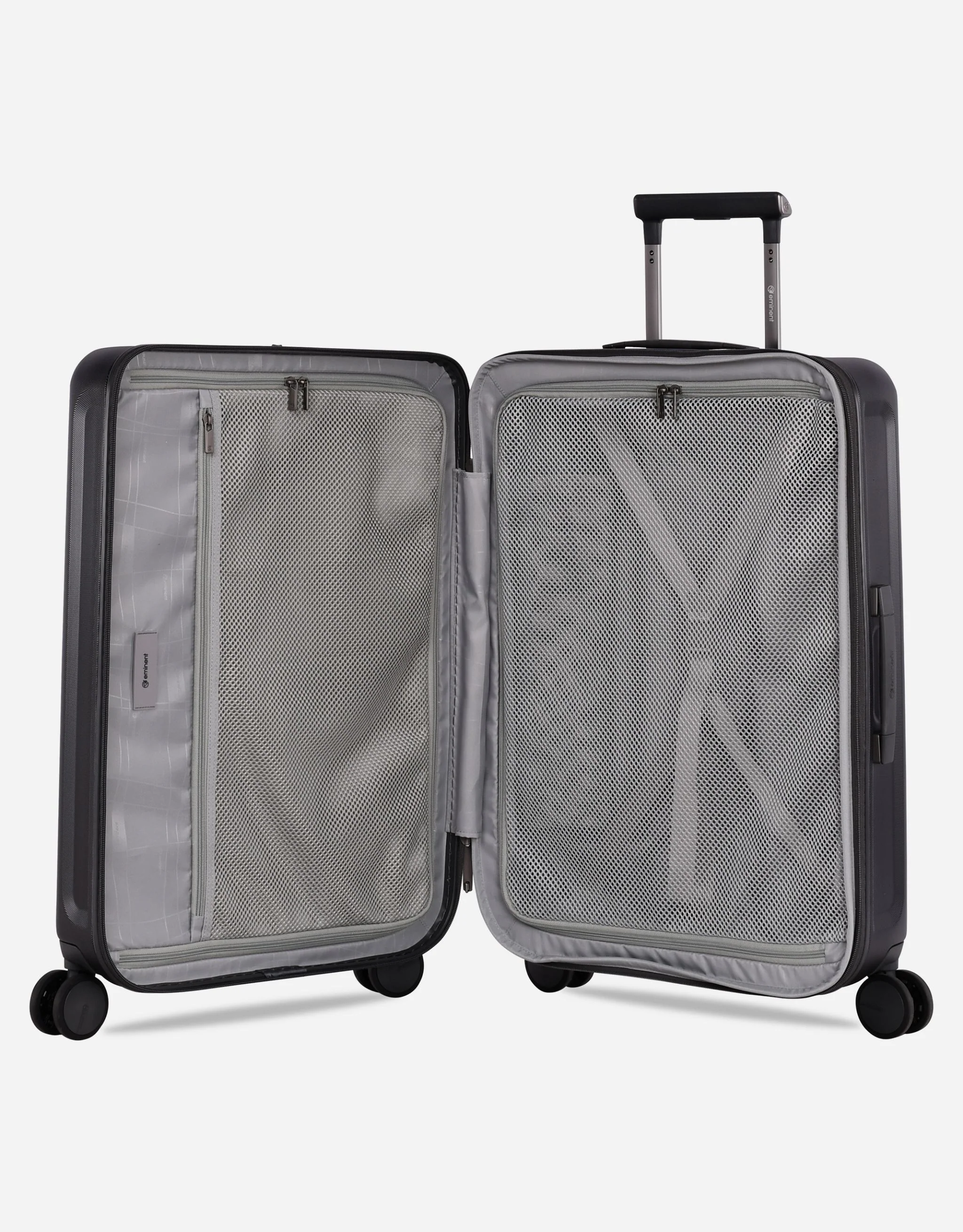 Eminent Kapstadt 66cm Medium Hard Suitcase - Carbon Grey - Image 12