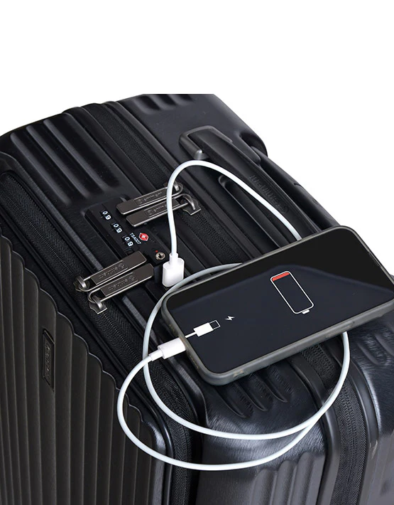 Eminent KK50 76cm Large Hard Suitcase - Black - Image 3