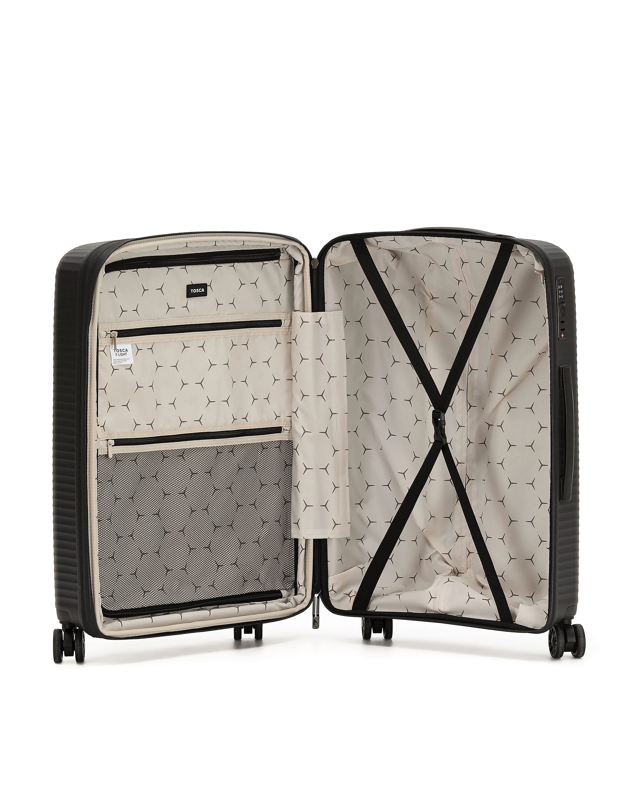 F-Lite 54cm Small Hard Carry On - Black - Image 3