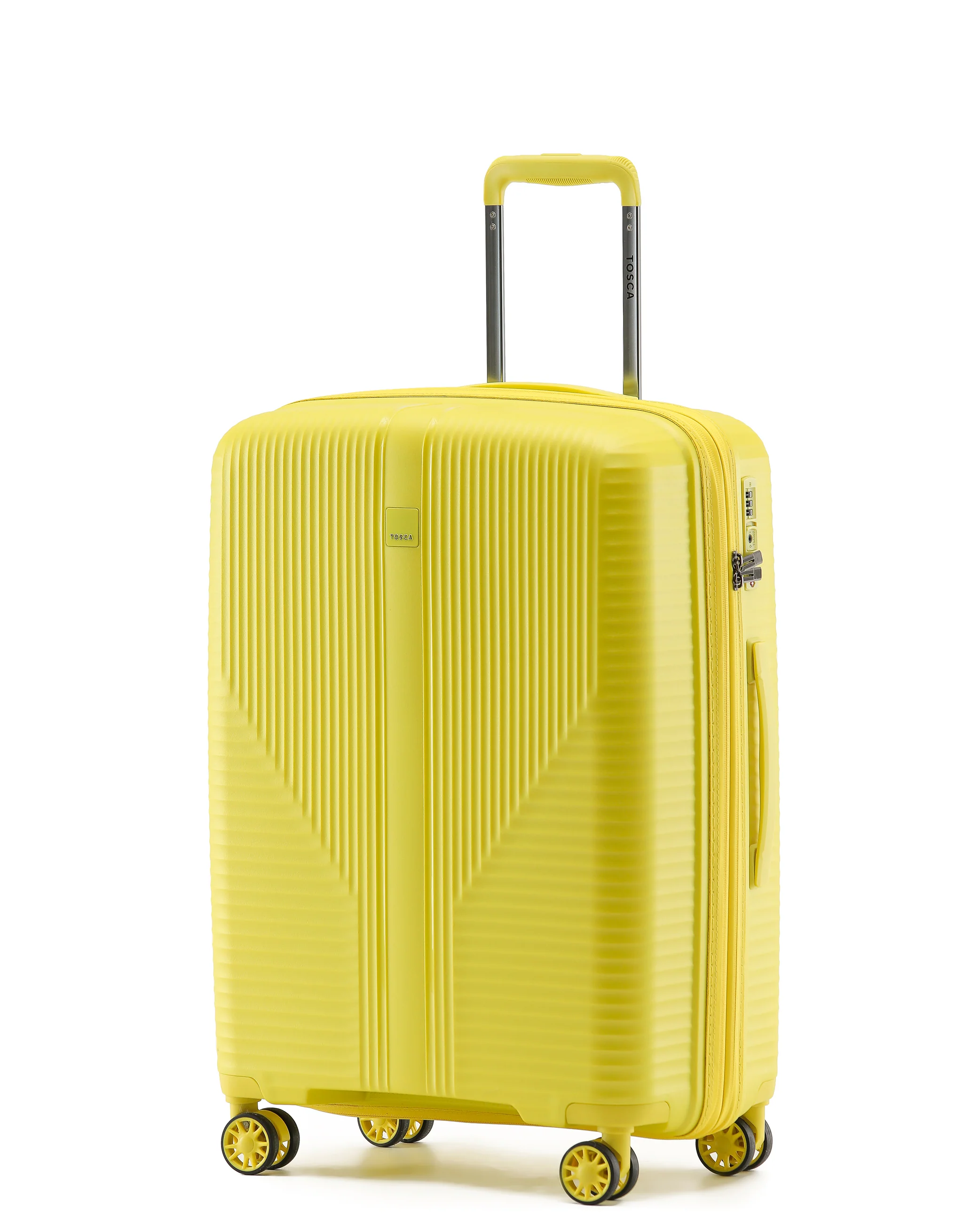 F-Lite Hard Suitcase 3 Piece Set - Yellow - Image 6