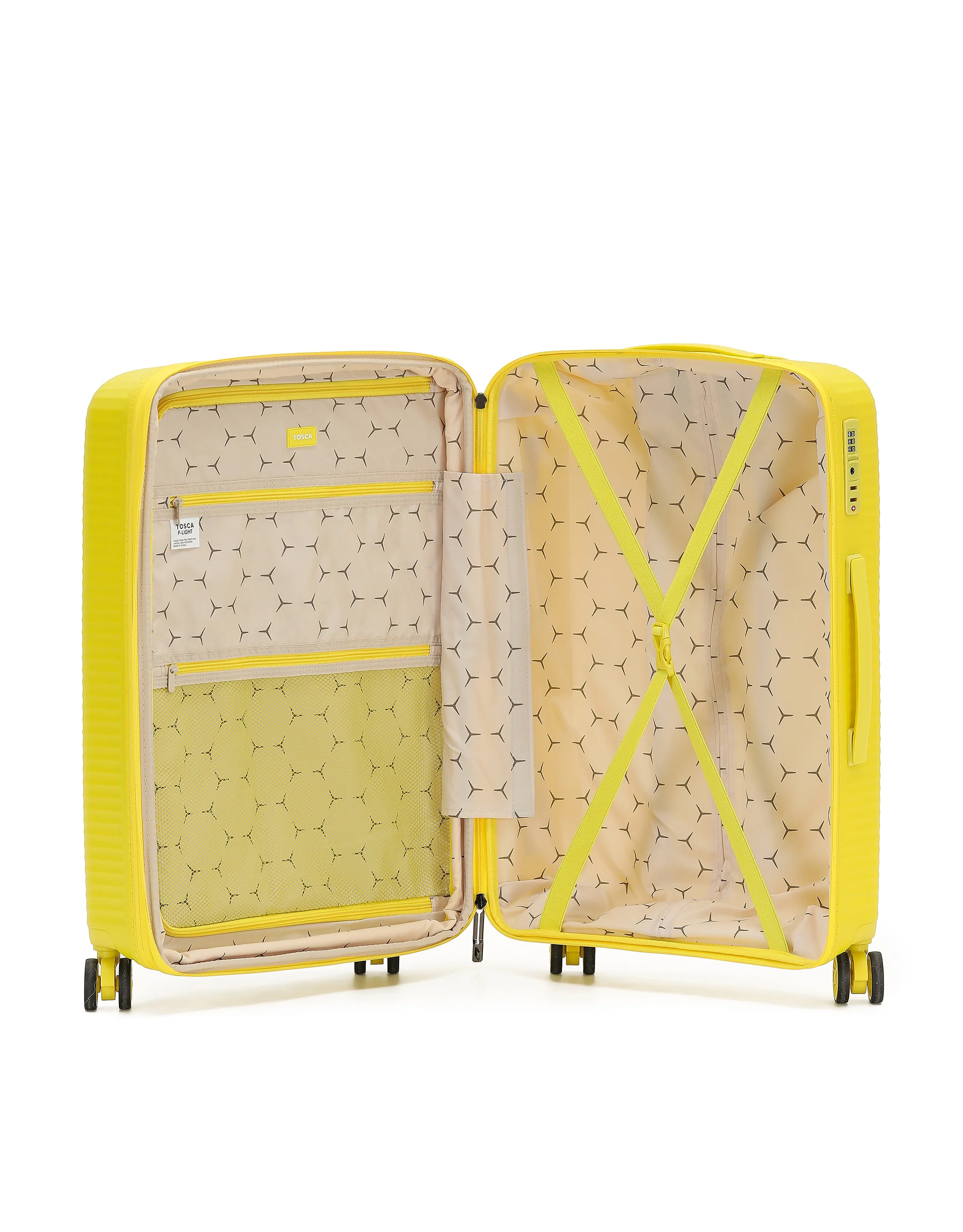 F-Lite 54cm Small Hard Carry On - Yellow - Image 3
