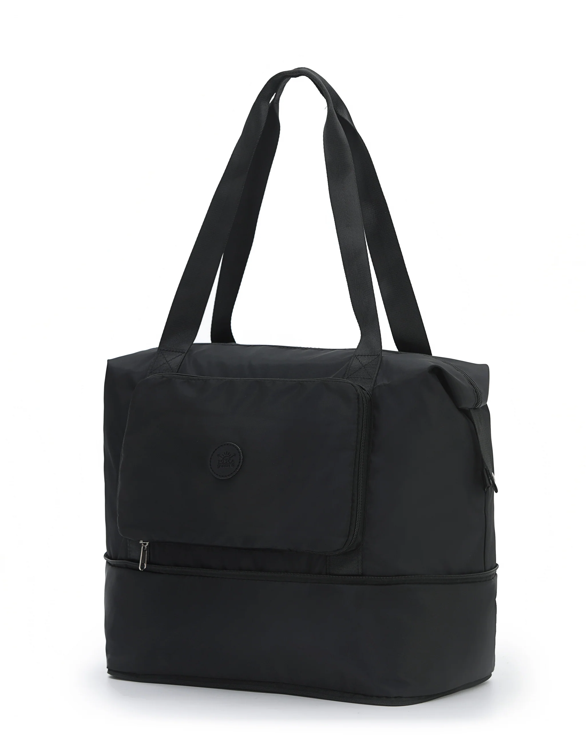 Foldable & Expandable Travel Tote - Black - Image 2