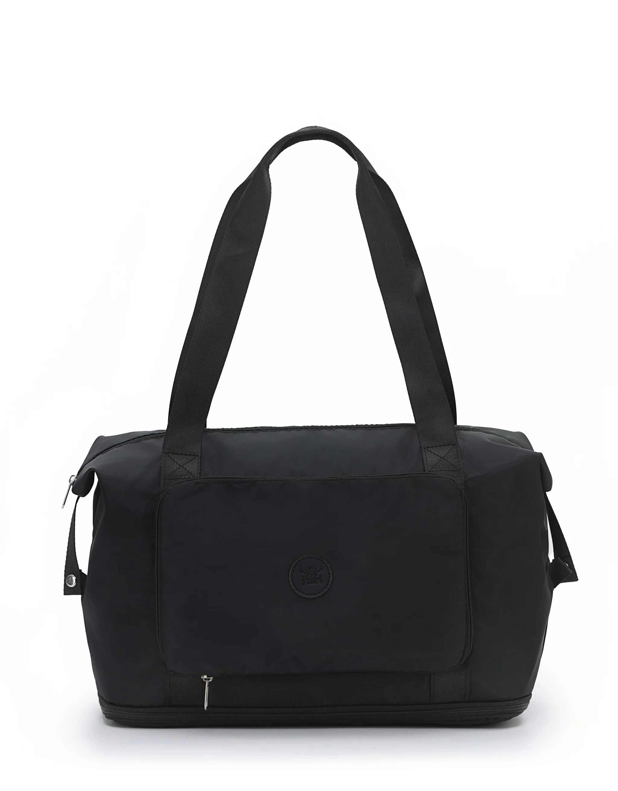 Foldable & Expandable Travel Tote - Black - Image 3