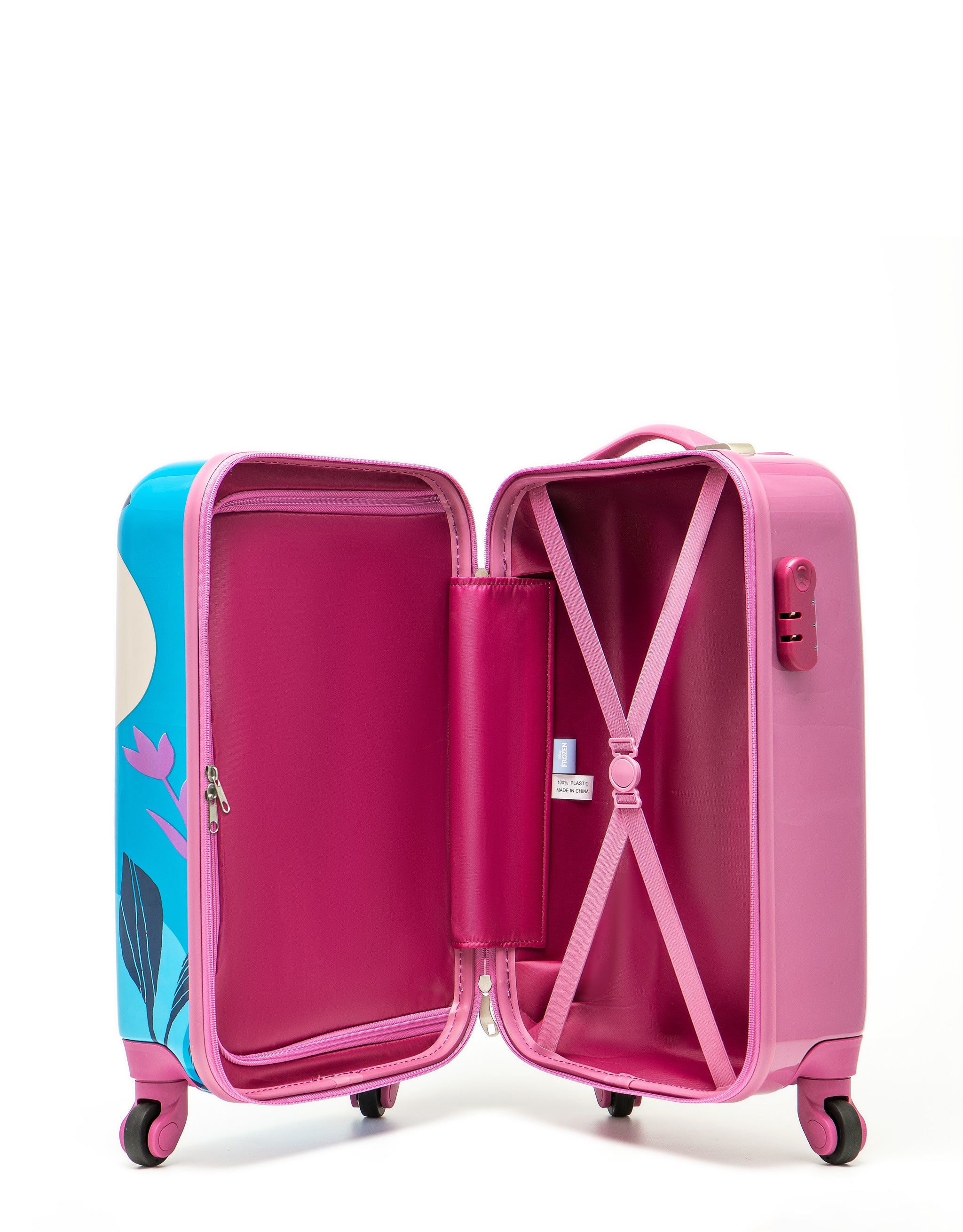 Disney Frozen 50cm Small Hard Carry On - Blue / Pink - Image 4