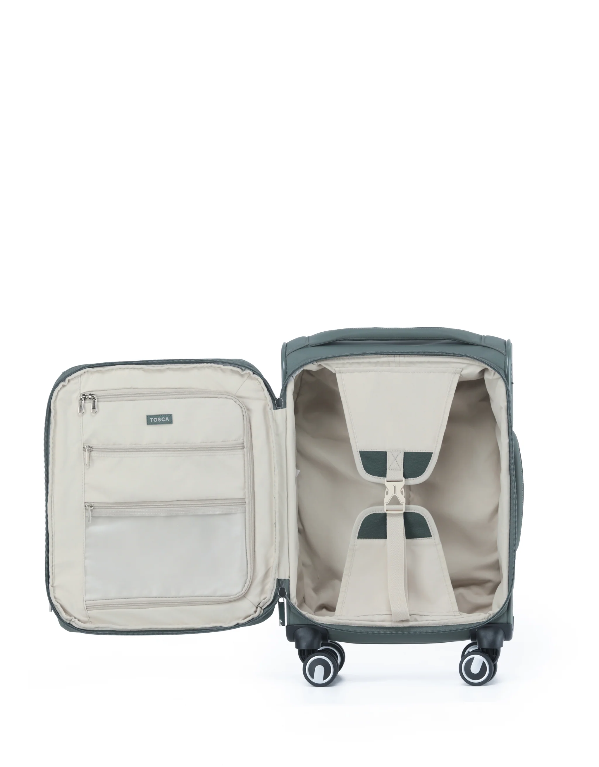 Grange 55cm Small Soft Carry On - Cypress Green - Image 3
