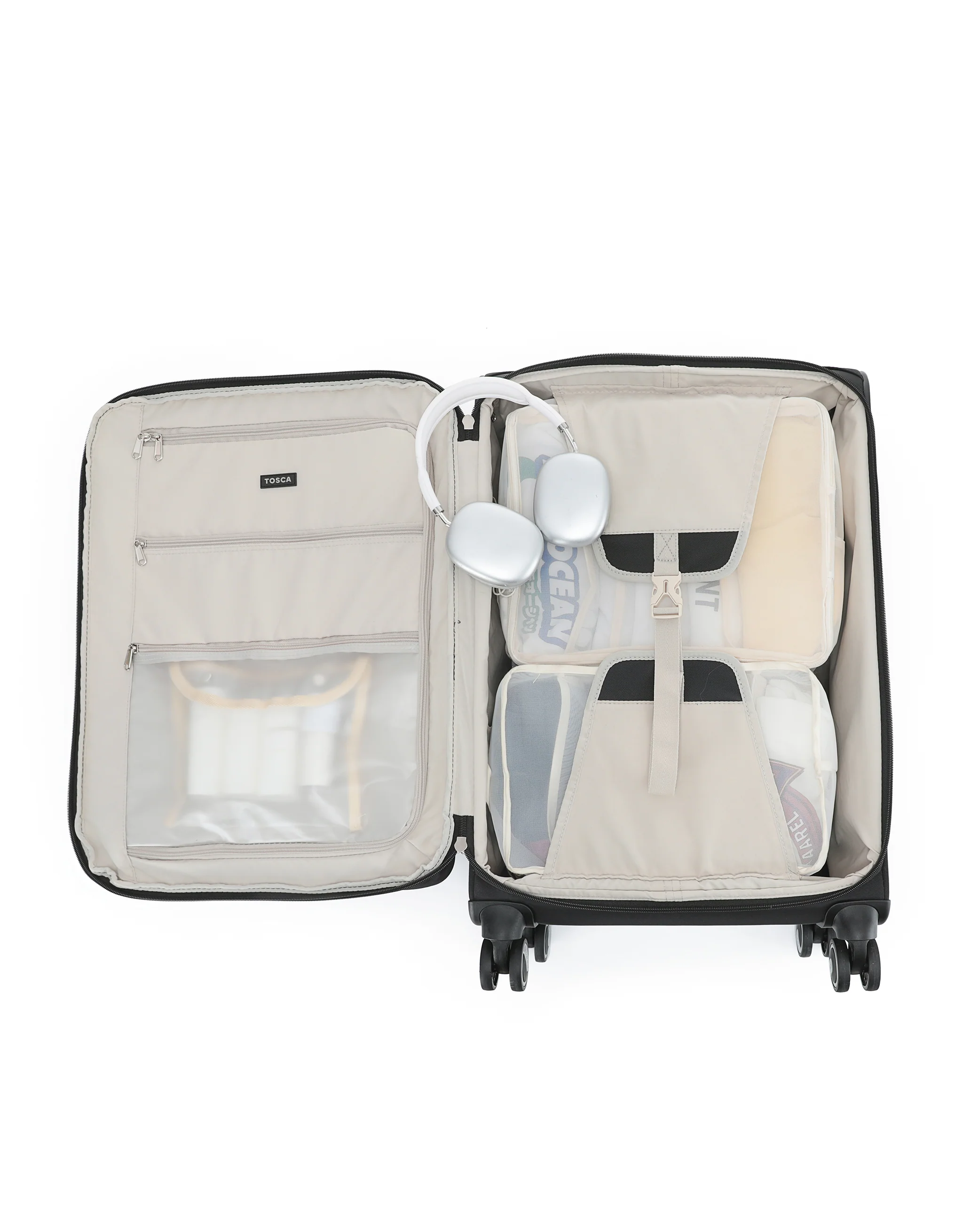 Grange 67cm Medium Soft Carry On - Black - Image 3