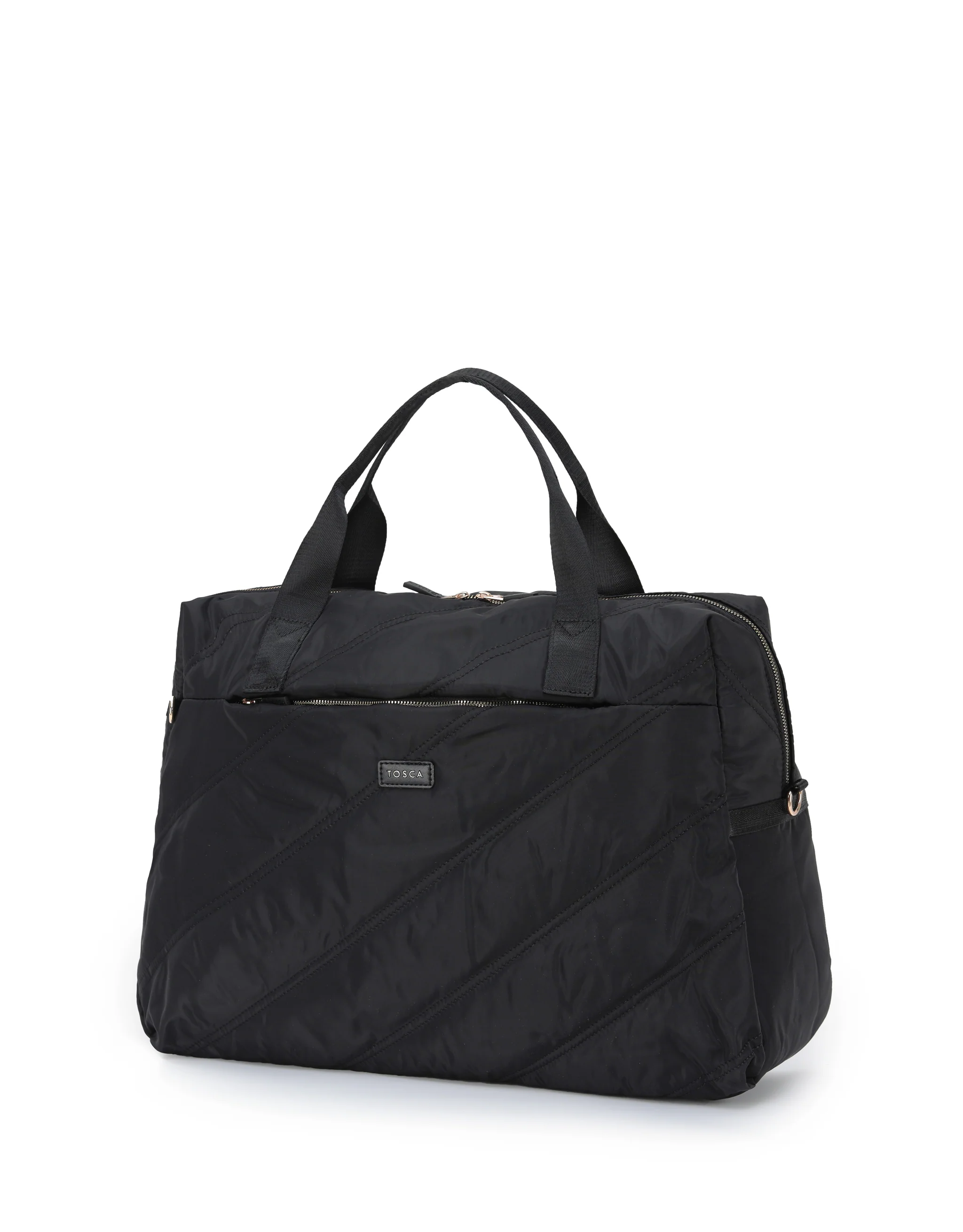 Harlow Tote Bag - Black Stitch