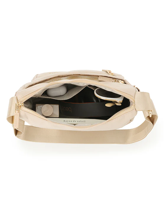Harlow Shoulder Bag - Beige - Image 3
