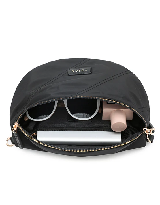 Harlow Sling Bag - Black Stitch - Image 3
