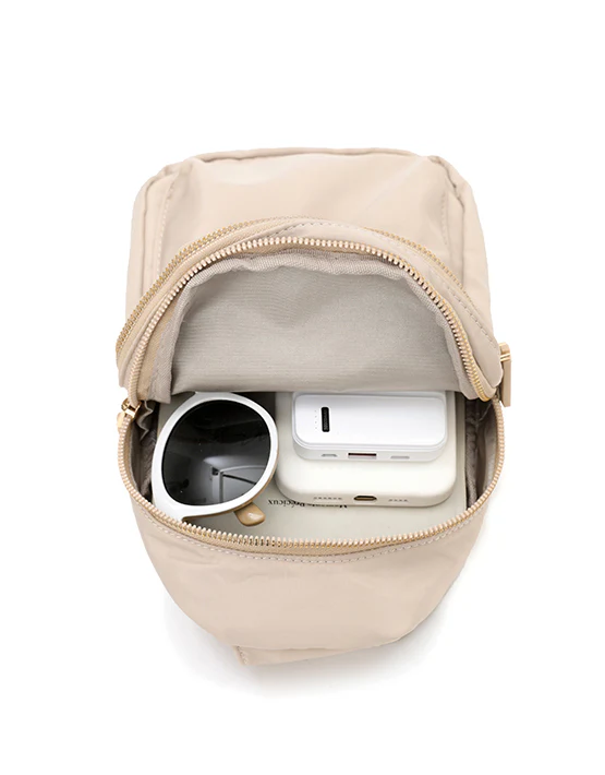Harlow Slinger Bag - Beige - Image 3
