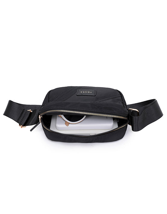 Harlow Small Shoulder Bag - Black Stitch - Image 2