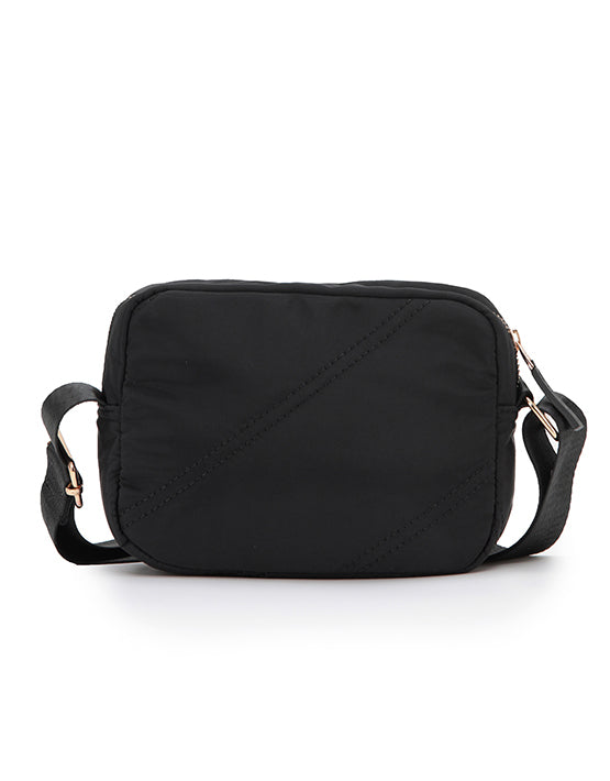 Harlow Small Shoulder Bag - Black Stitch - Image 3