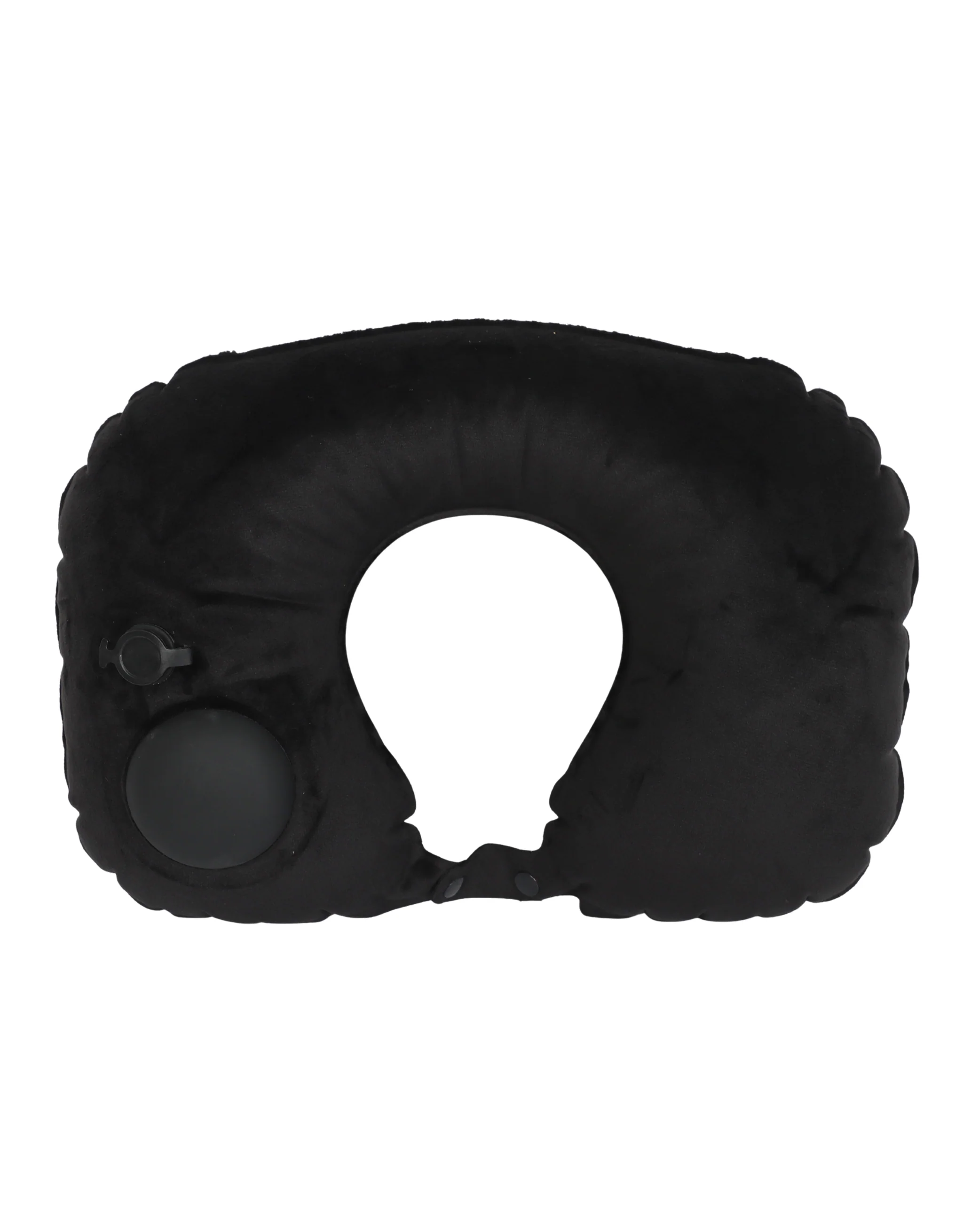 Inflatable Travel Neck Pillow - Black