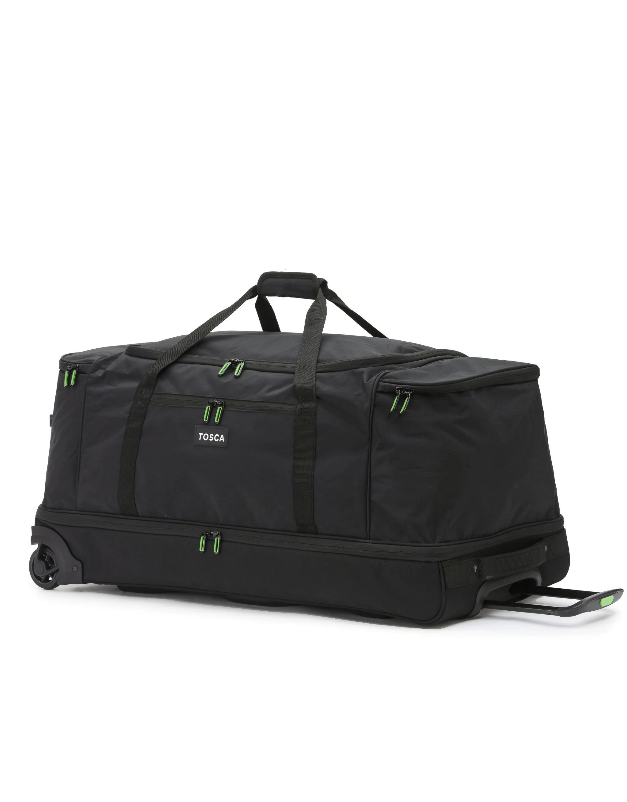 Large 85cm Split Compartment Wheel Bag - Black - Image 3