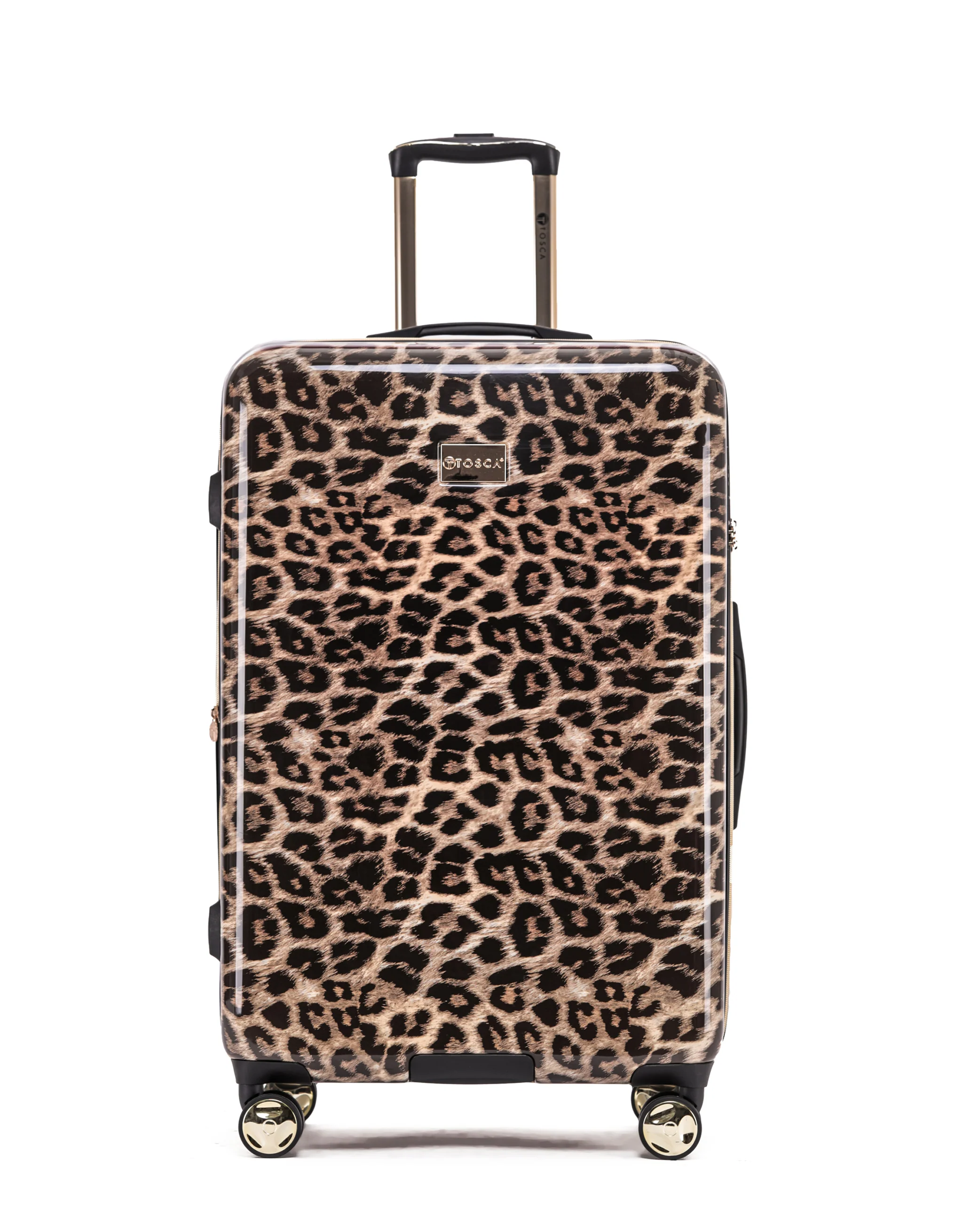 Leopard 76cm Large Hard Suitcase - Image 2