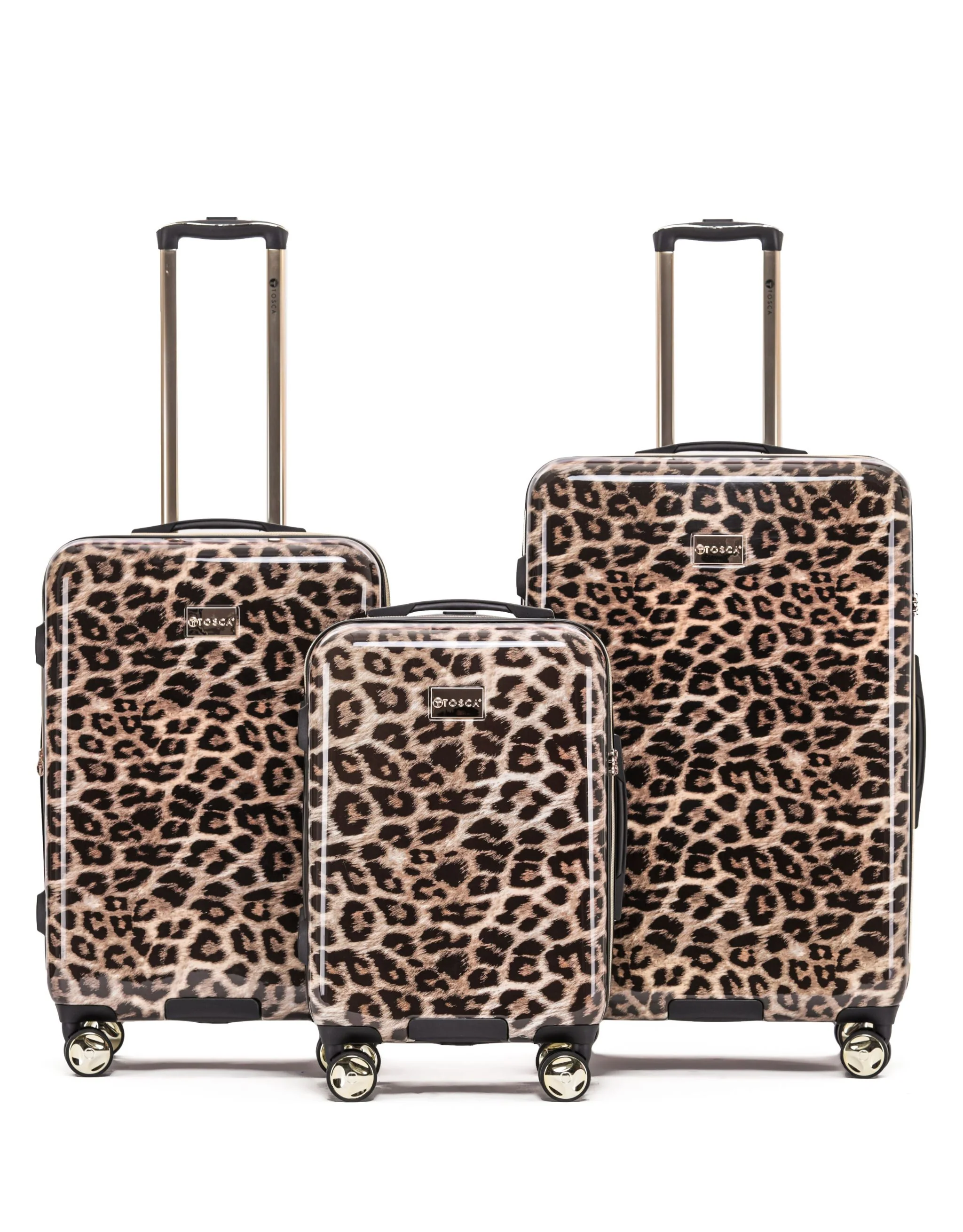 Leopard Hard Suitcase 3 Piece Set - Image 2