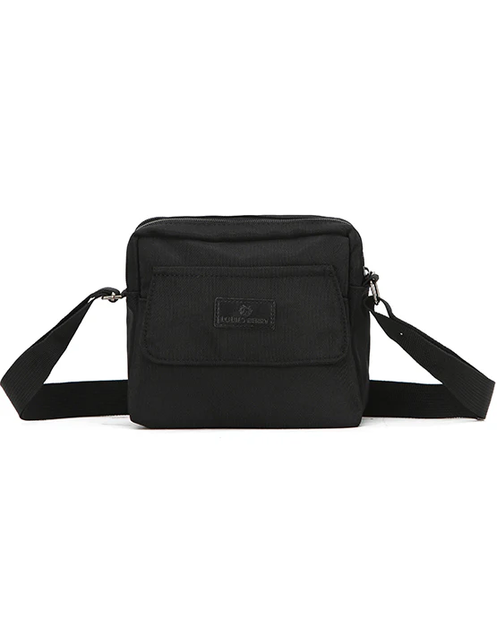 Louies Berry Small Shoulder Bag 2 Zip - Black - Image 2