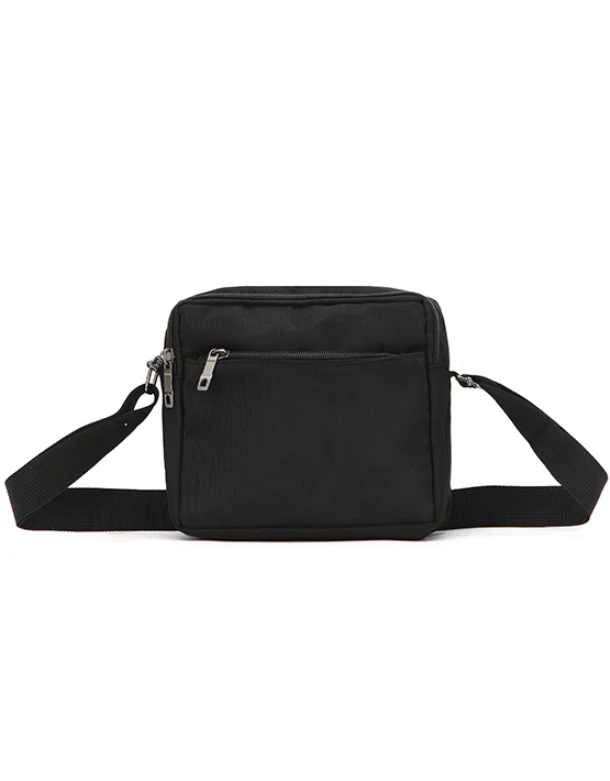 Louies Berry Small Shoulder Bag 2 Zip - Black - Image 3