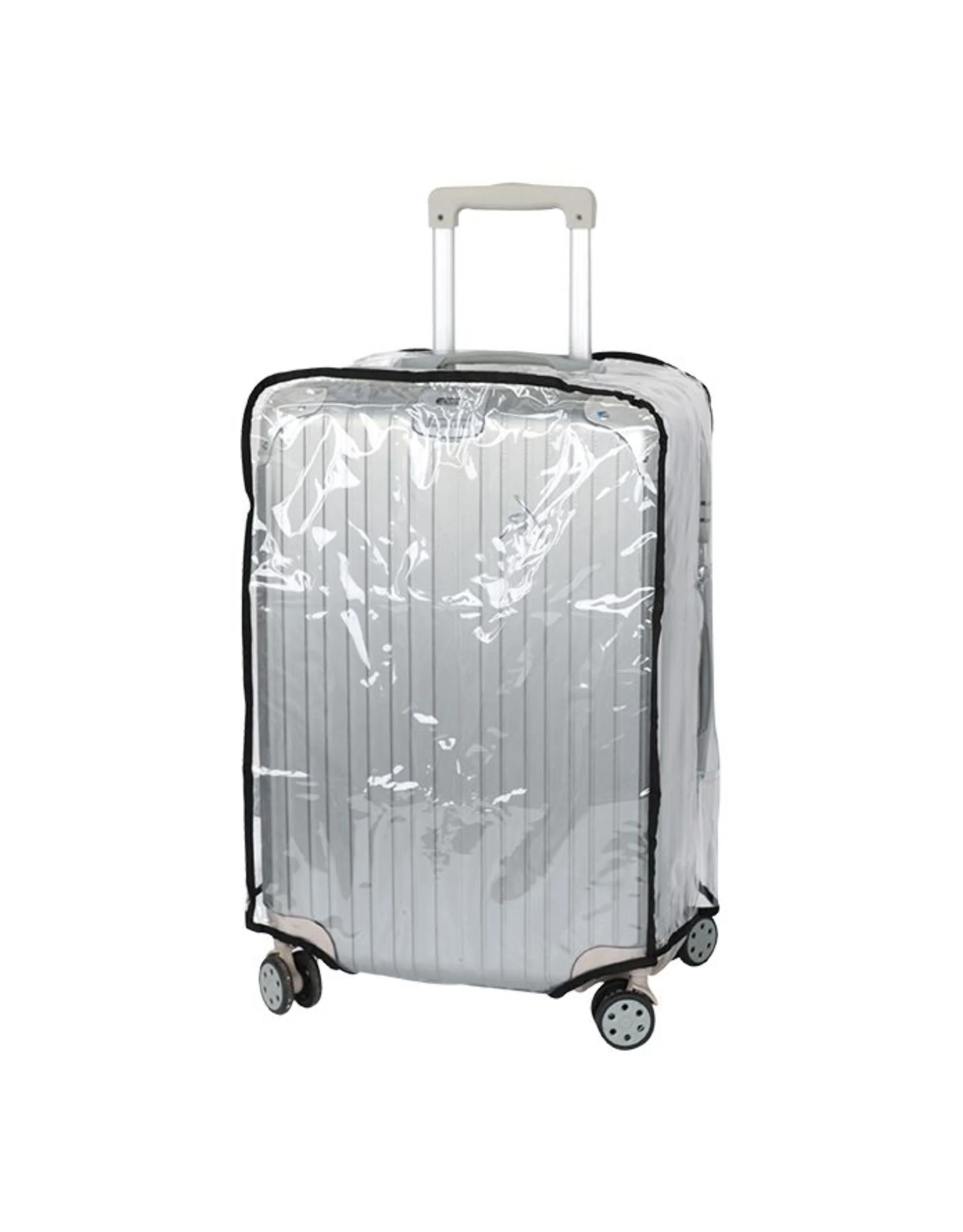Clear Luggage Cover - Medium - Transparent - Image 2