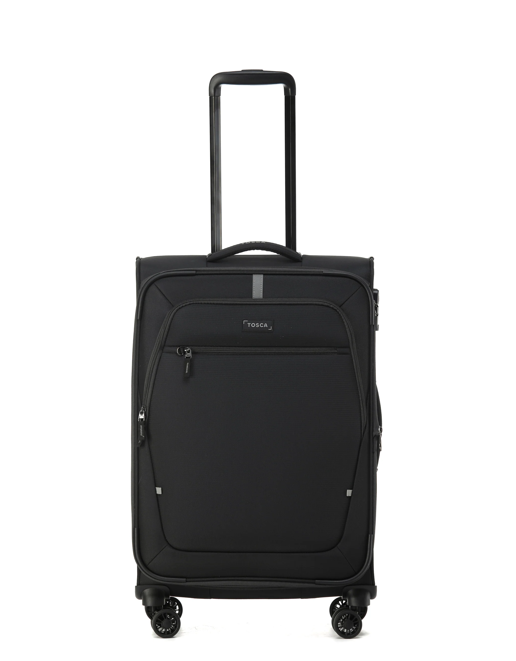 Luna Lite 65cm Medium Soft Suitcase - Black - Image 2