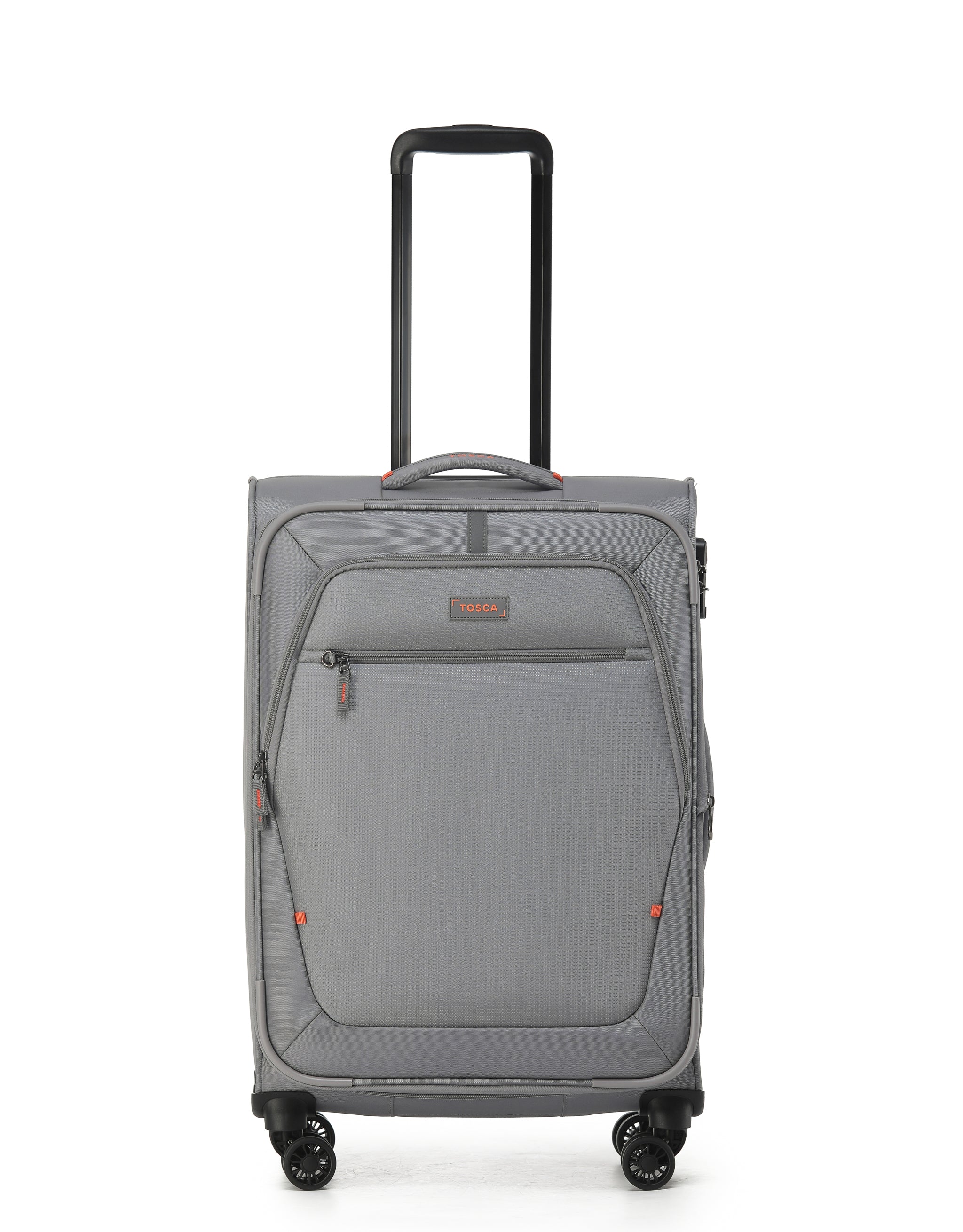 Luna Lite 65cm Medium Soft Suitcase - Grey - Image 2