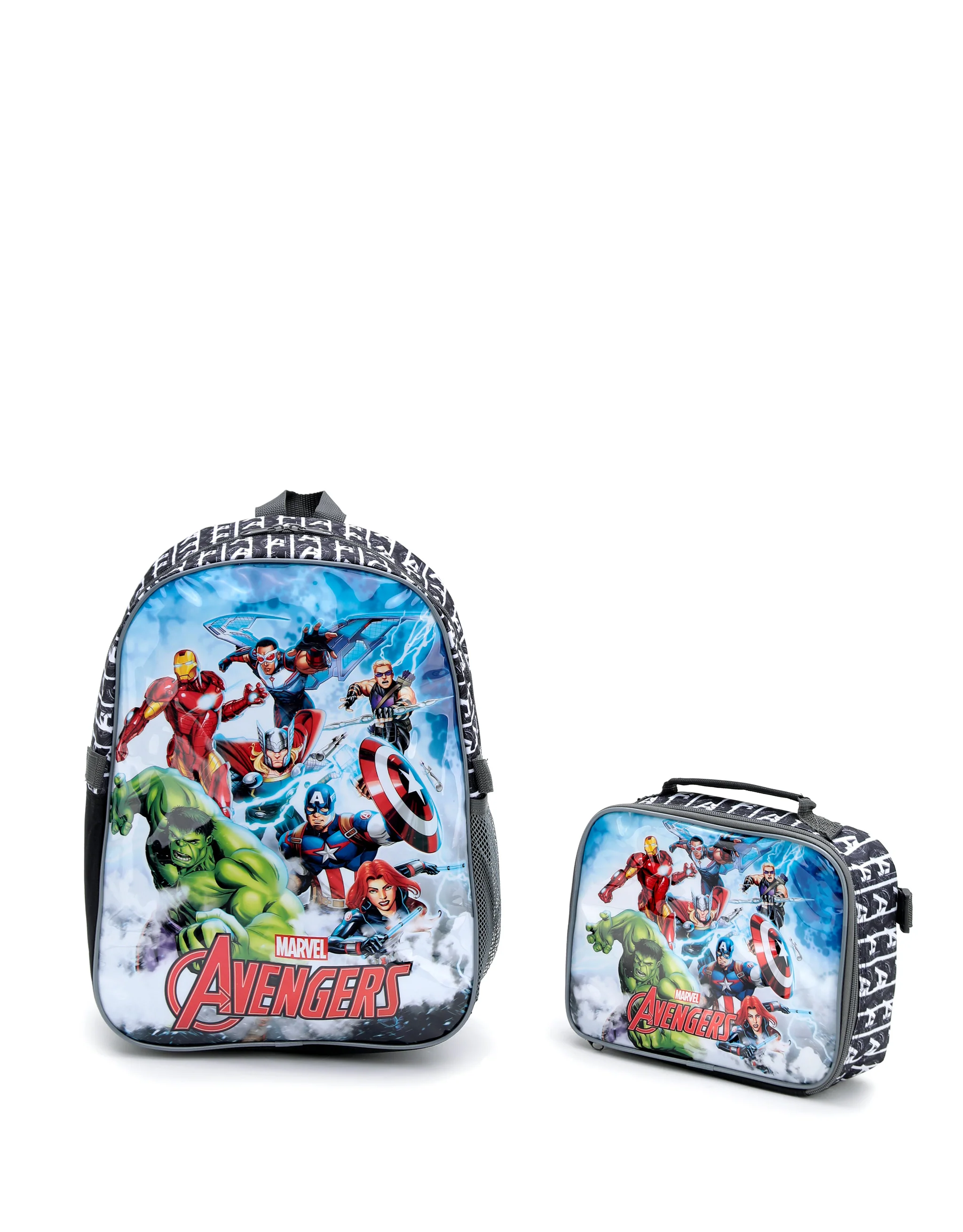 Marvel Avengers Backpack + Cooler Bag - Black/Grey - Image 6