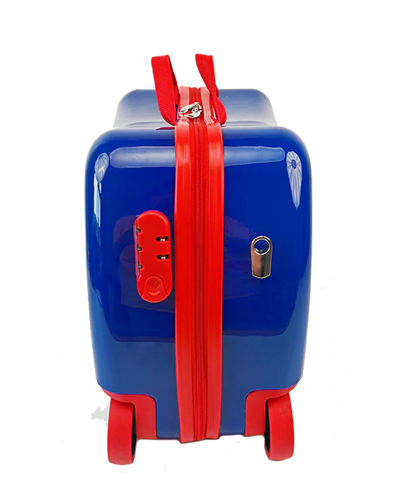 Marvel Spider-Man Small Ride-On Suitcase - Blue/Red - Image 3