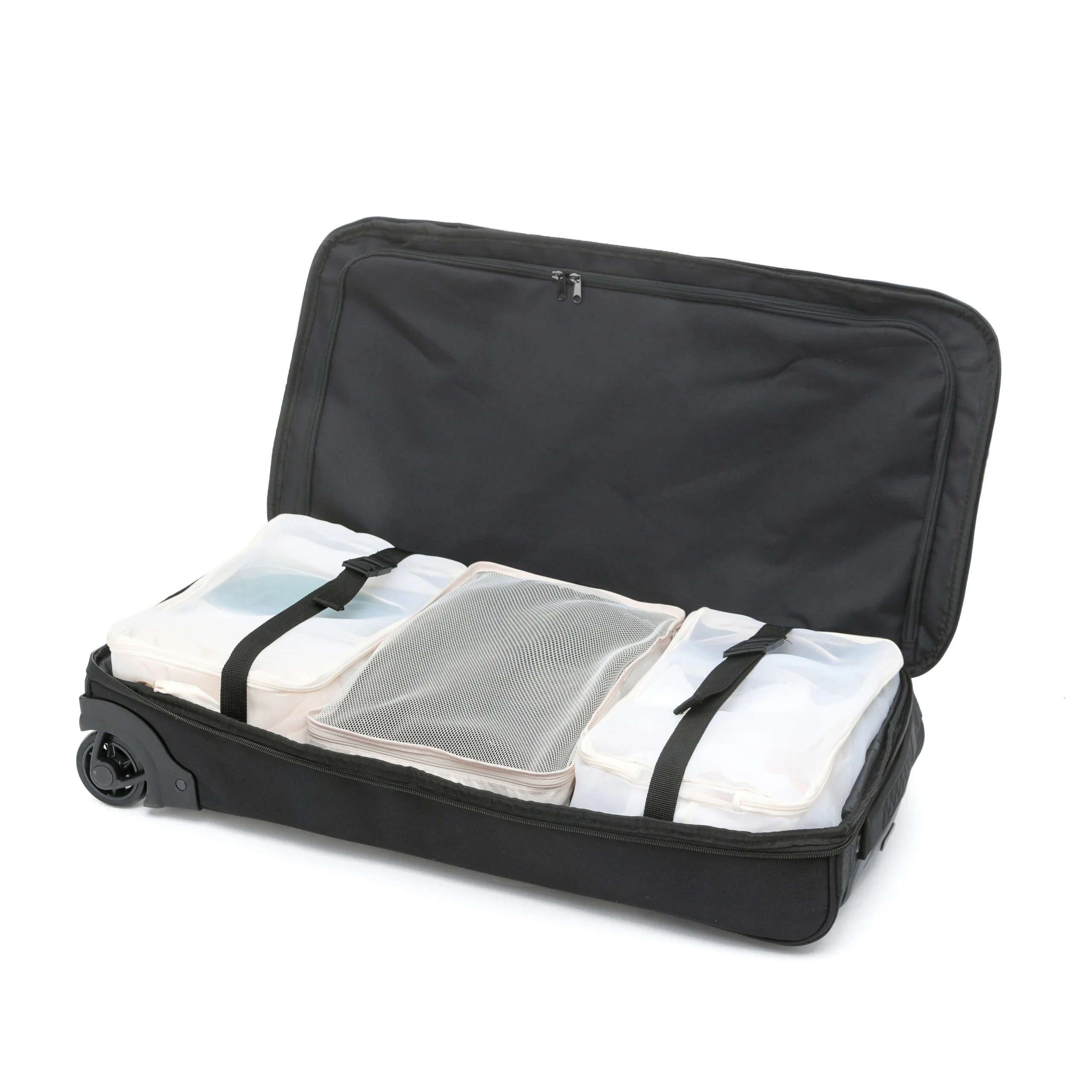 Medium 70cm Split Compartment Wheel Bag - Yellow Feather - Image 5