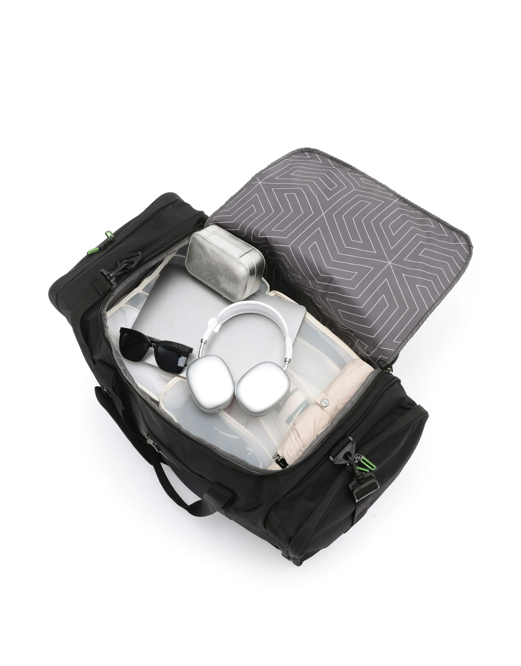 Medium 70cm Sports Duffle Bag - Black - Image 3
