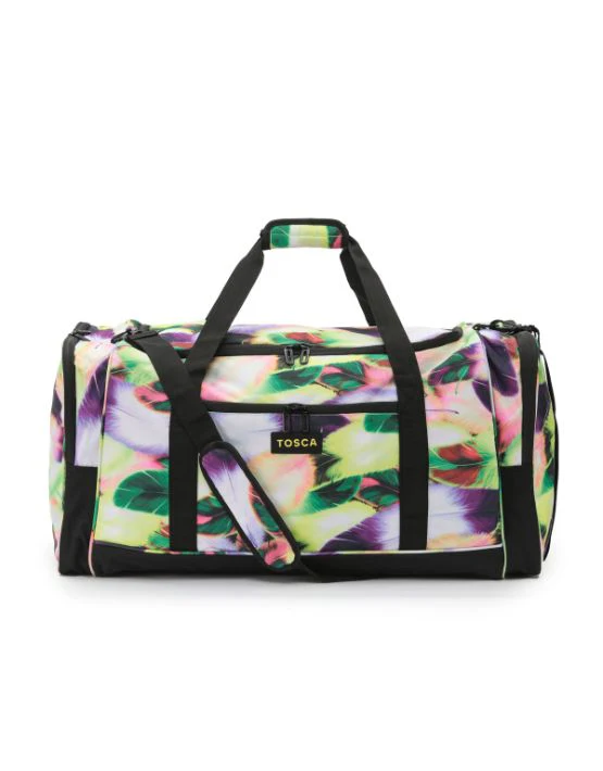 Medium 70cm Sports Duffle Bag - Yellow Feather - Image 3