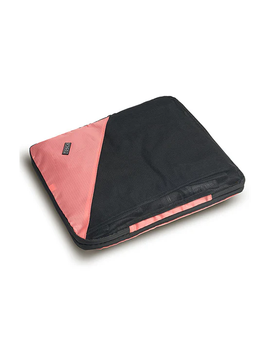 Medium Compression Packing Cube Pack (x2) Coral / Black