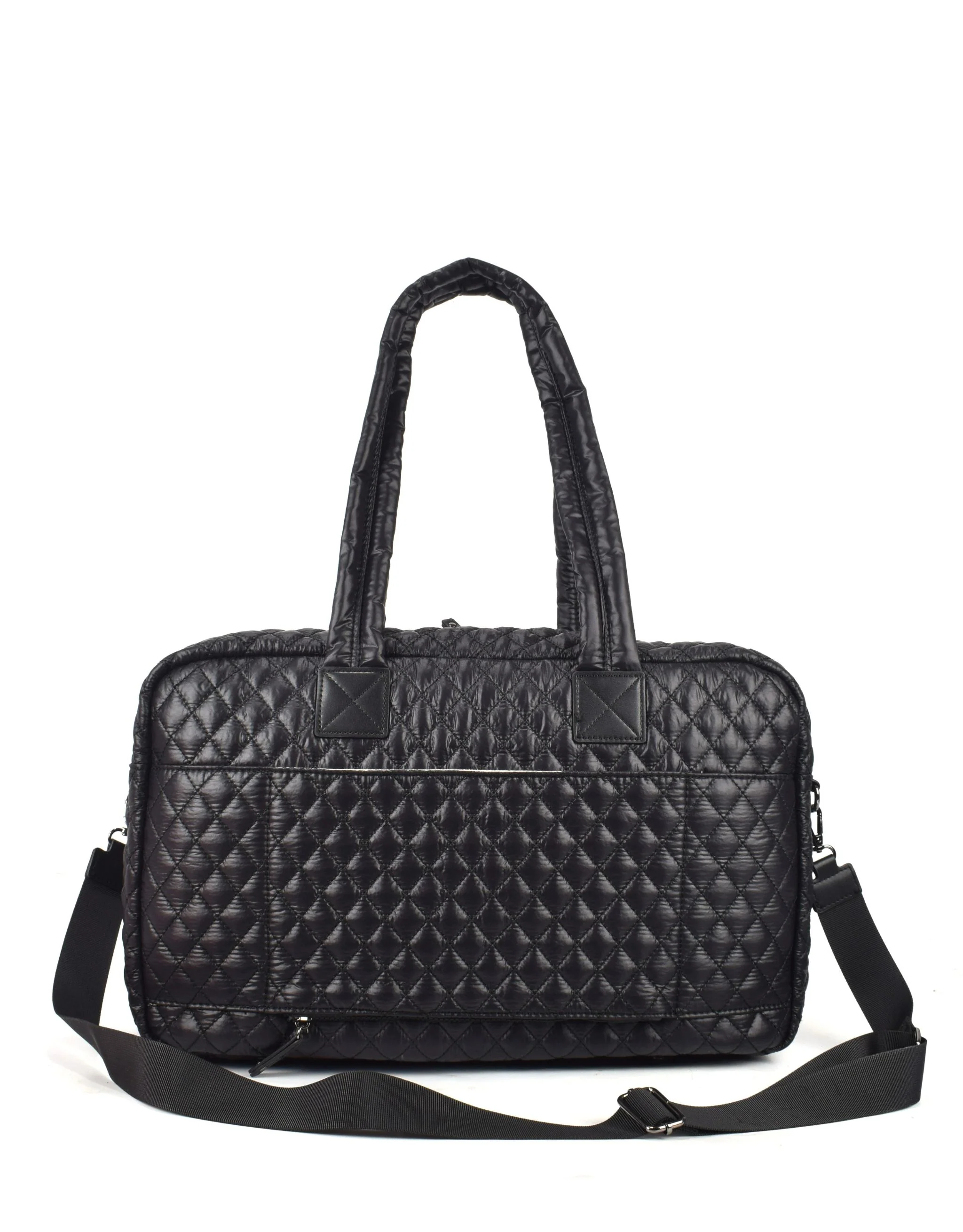 Metro Large Travel Split Tote Bag - Black - Image 2