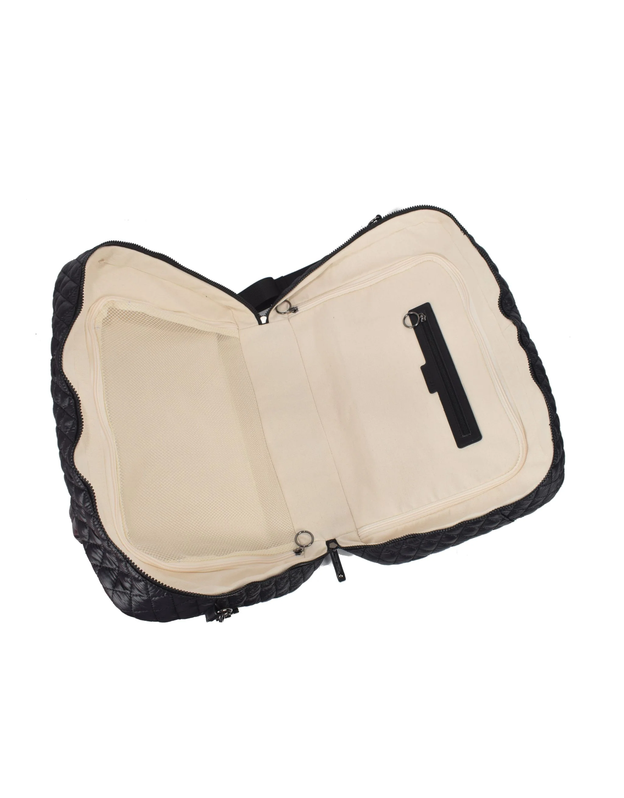 Metro Large Travel Split Tote Bag - Black - Image 5