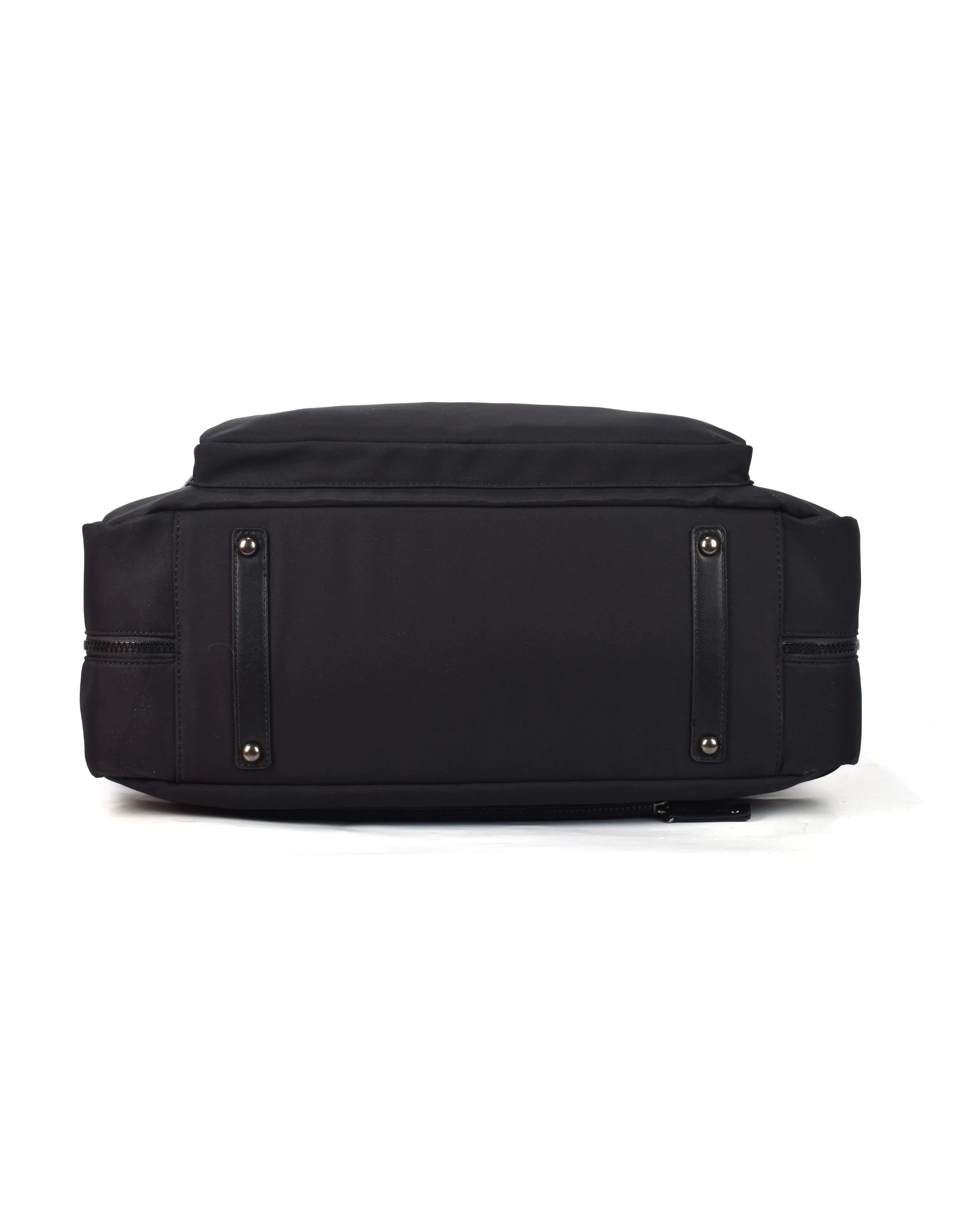 Metro Large Travel Split Tote Bag - Black Nylon - Image 5