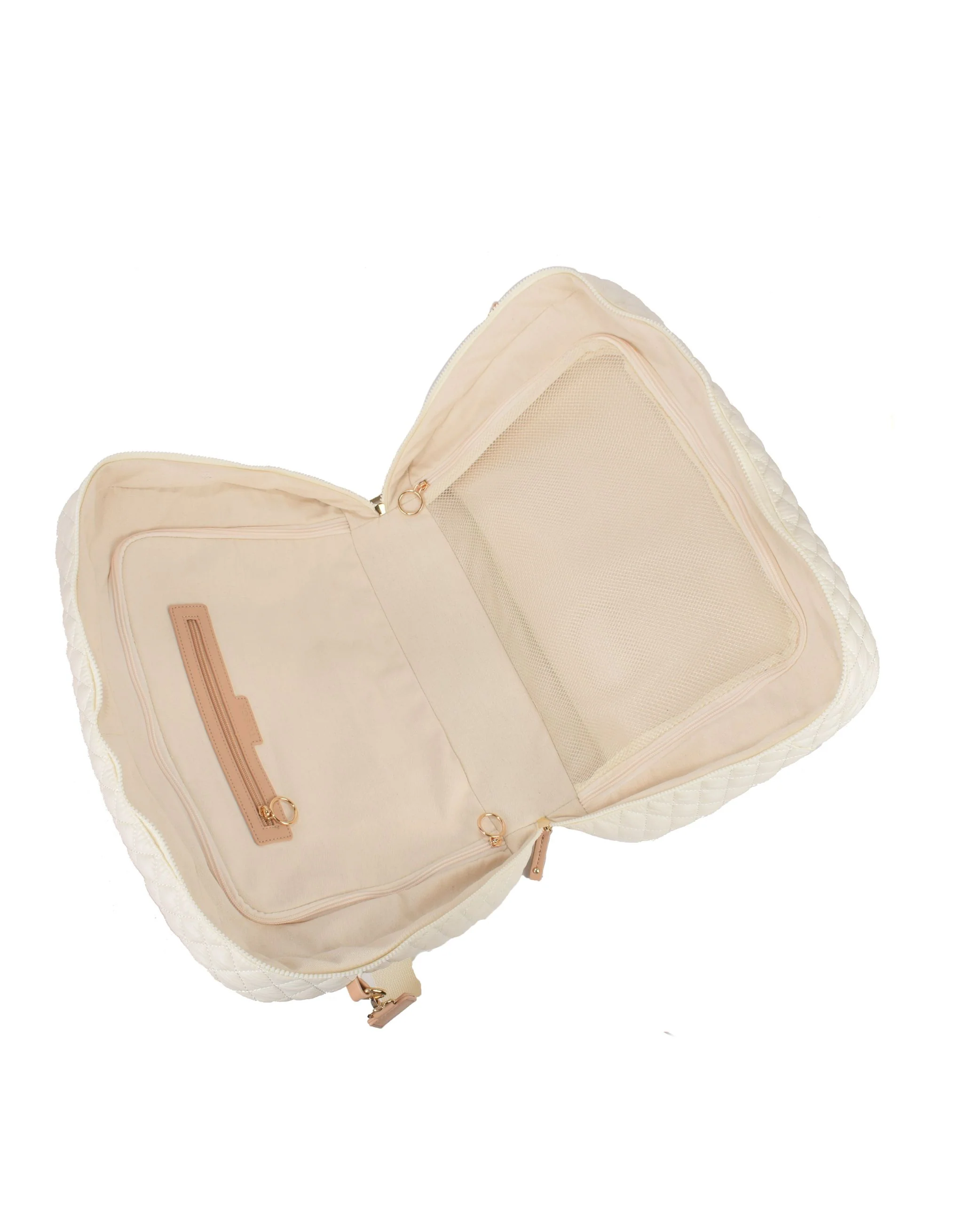 Metro Large Travel Split Tote Bag - Mushroom - Image 5