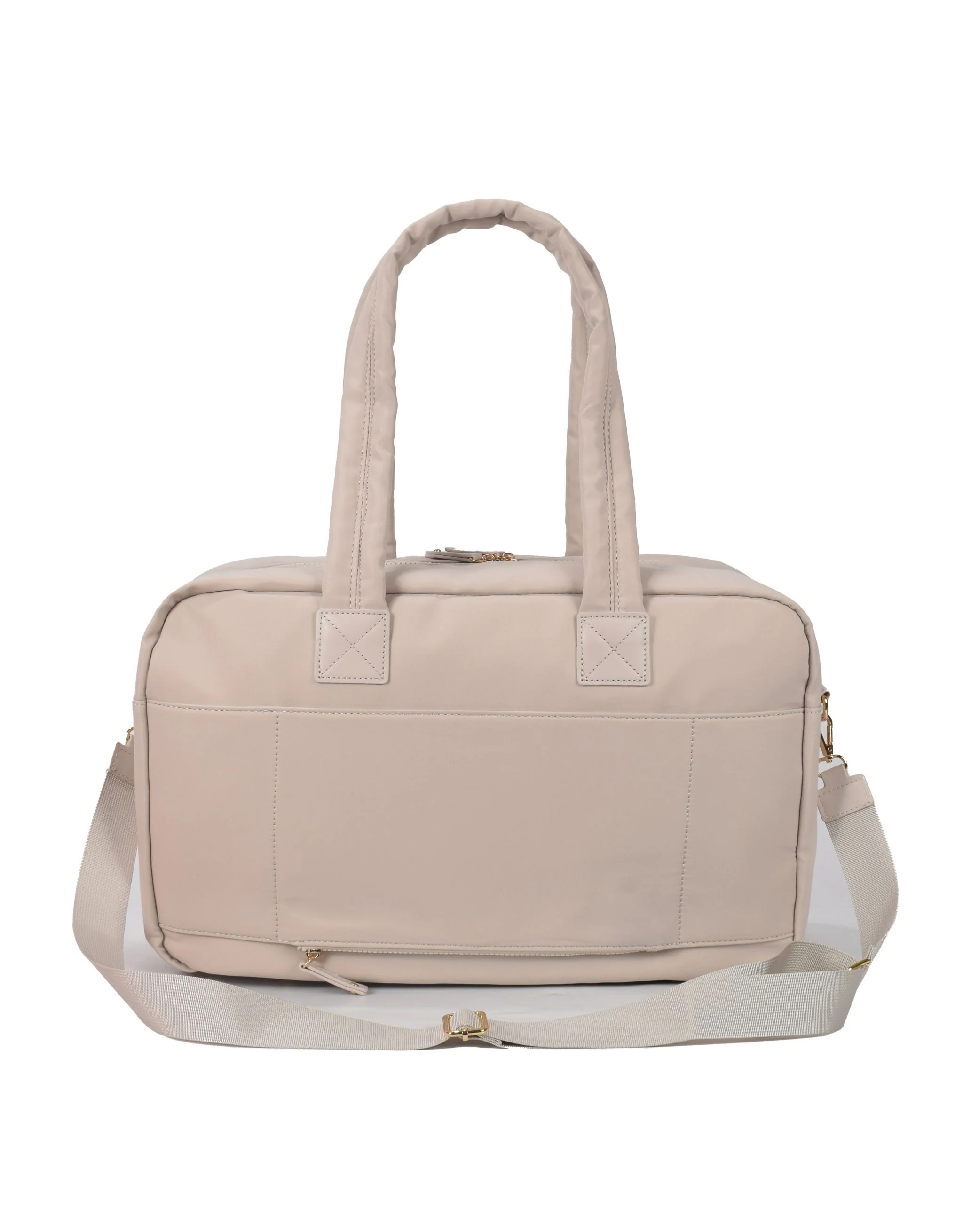 Metro Large Travel Split Tote Bag - Stone Nylon - Image 5