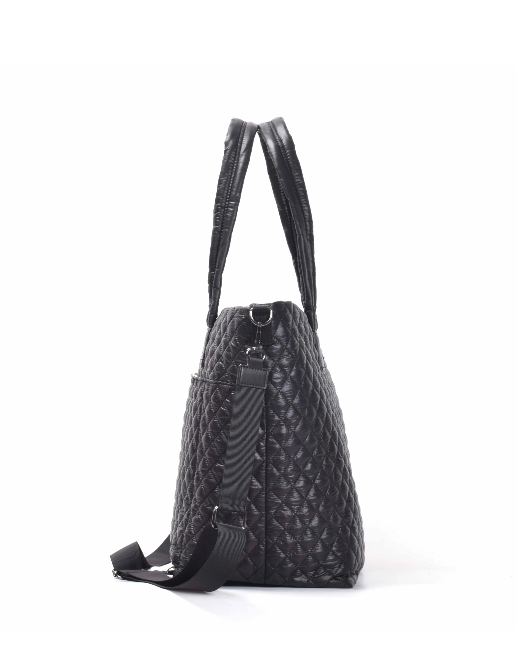 Metro Large Travel Tote Bag - Black - Image 4