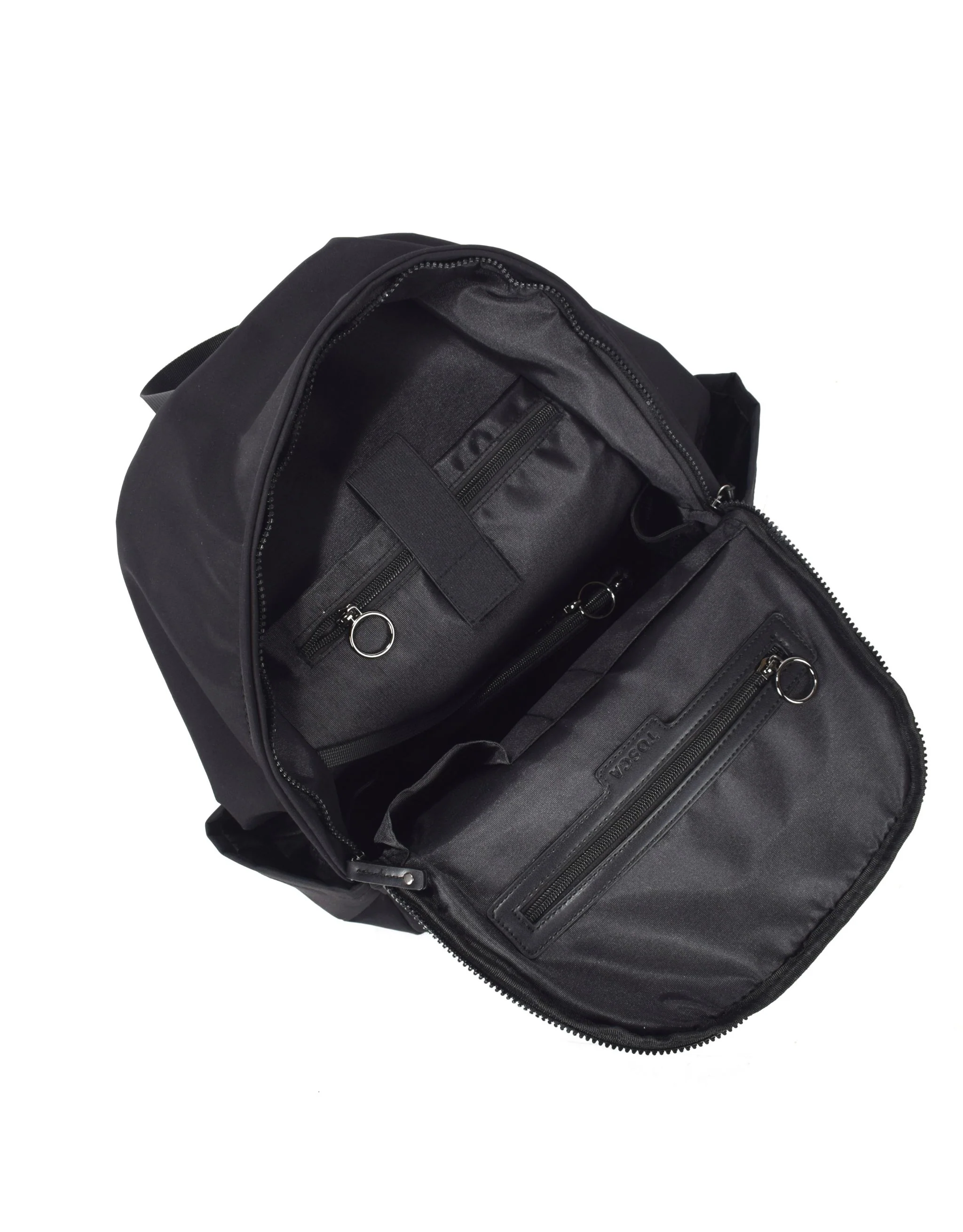 Metro Travel Backpack - Black Nylon - Image 4