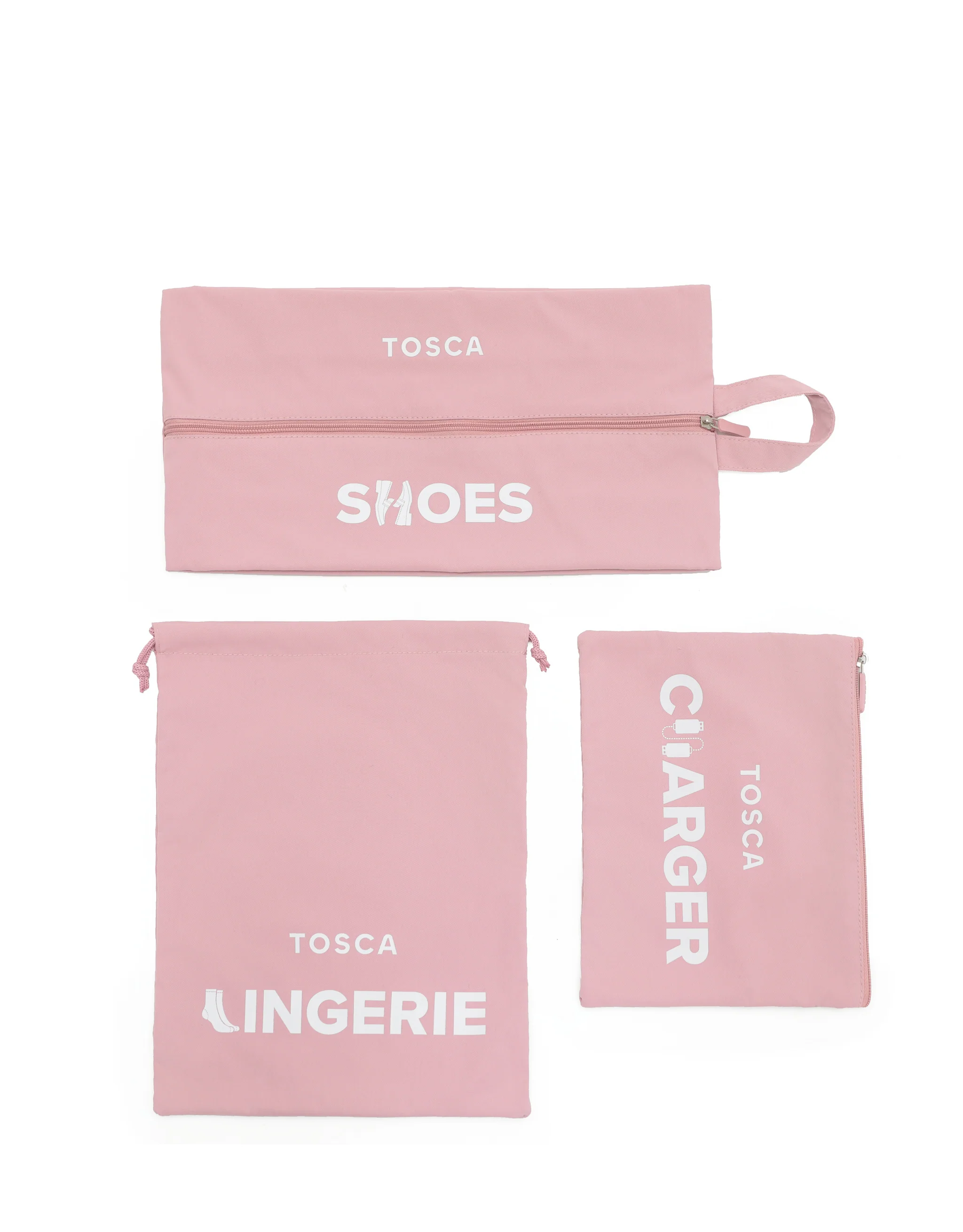 Packing Organiser - Pink Set of 6 - Image 2