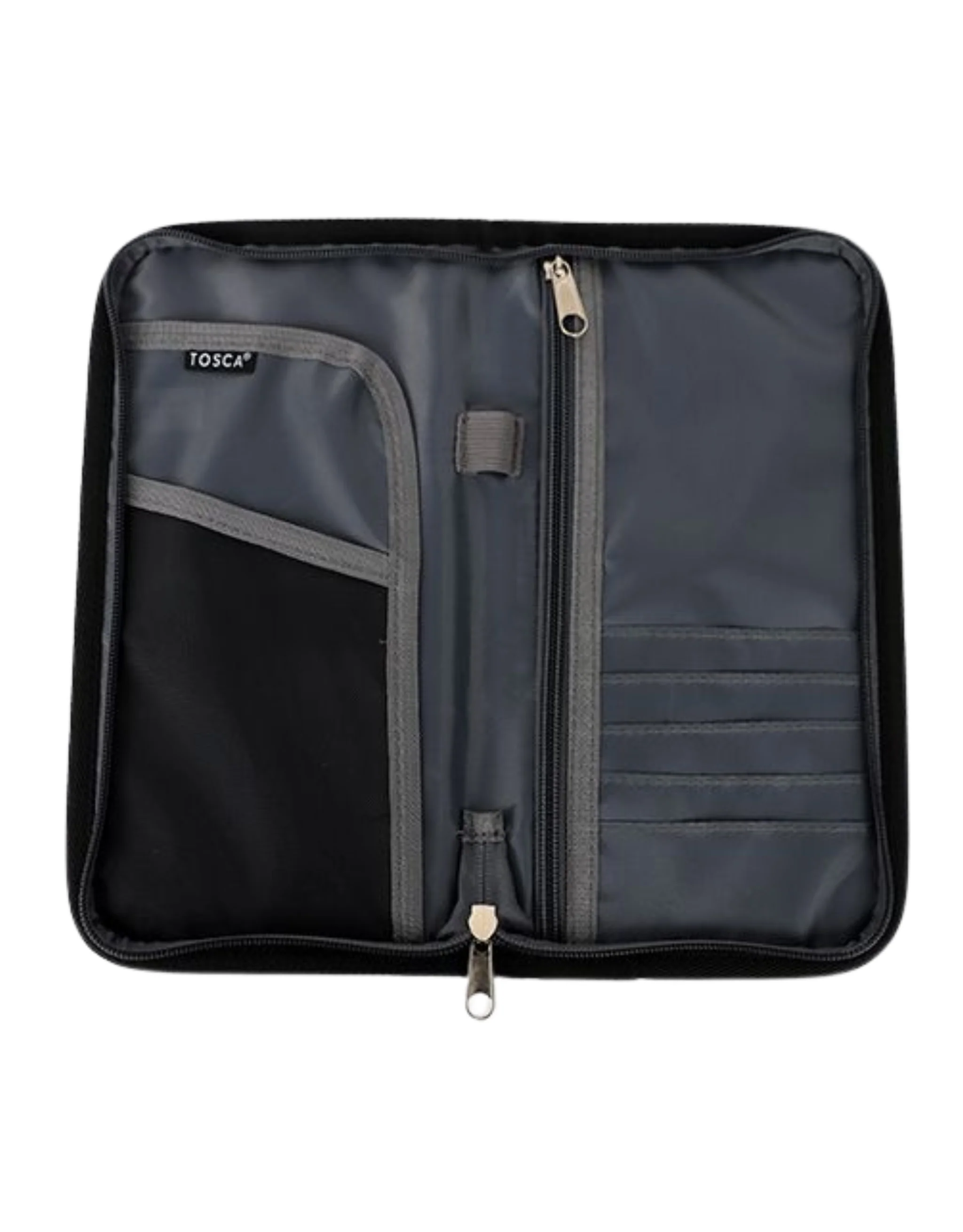 RFID Travel Document Holder - Black