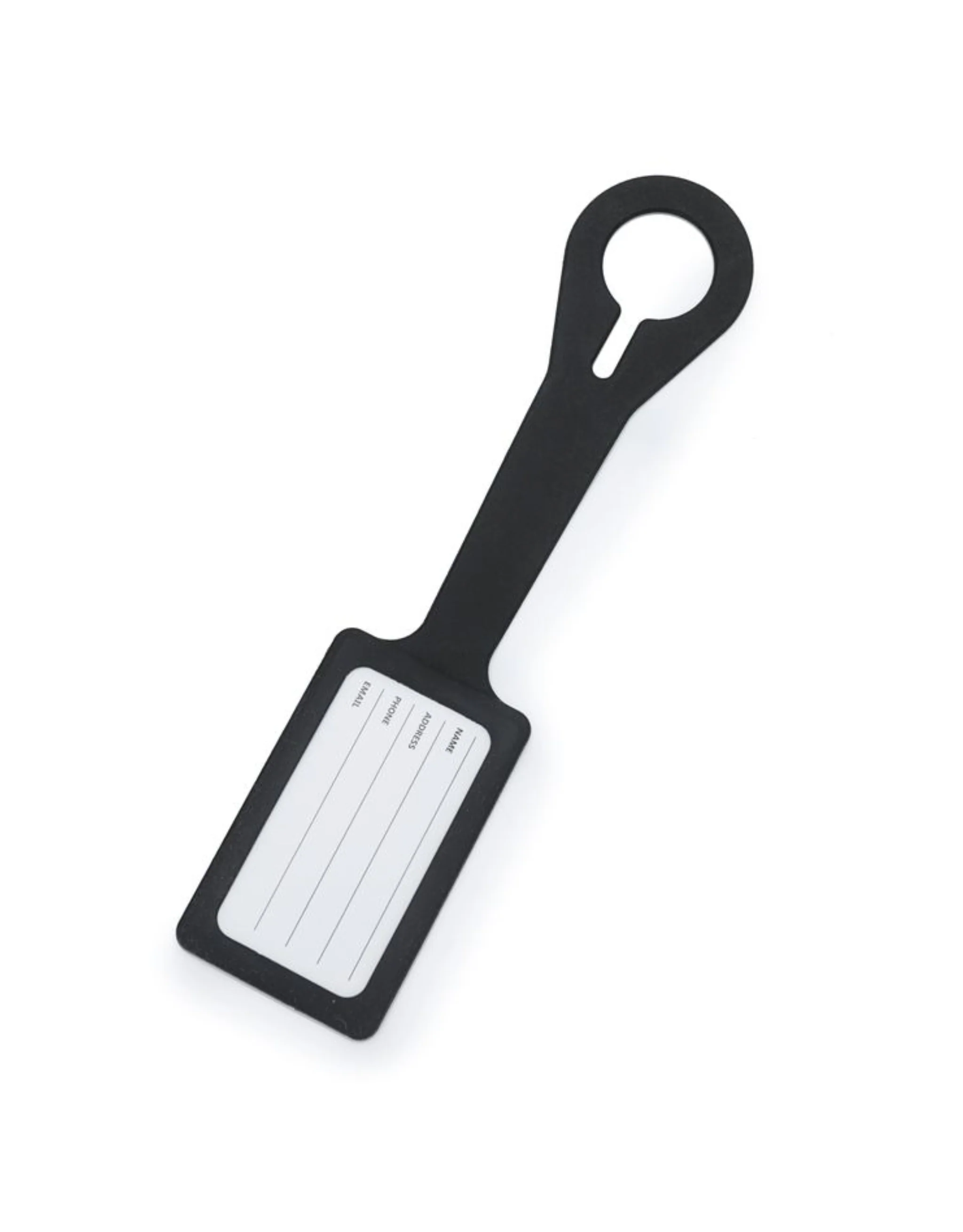 Silicone Luggage Tag - Black - Image 2