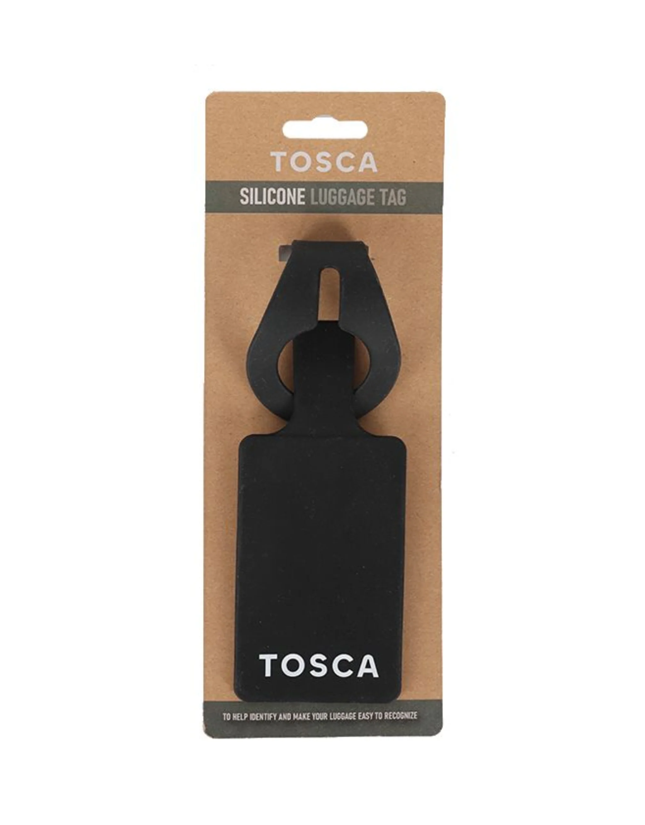 Silicone Luggage Tag - Black - Image 3