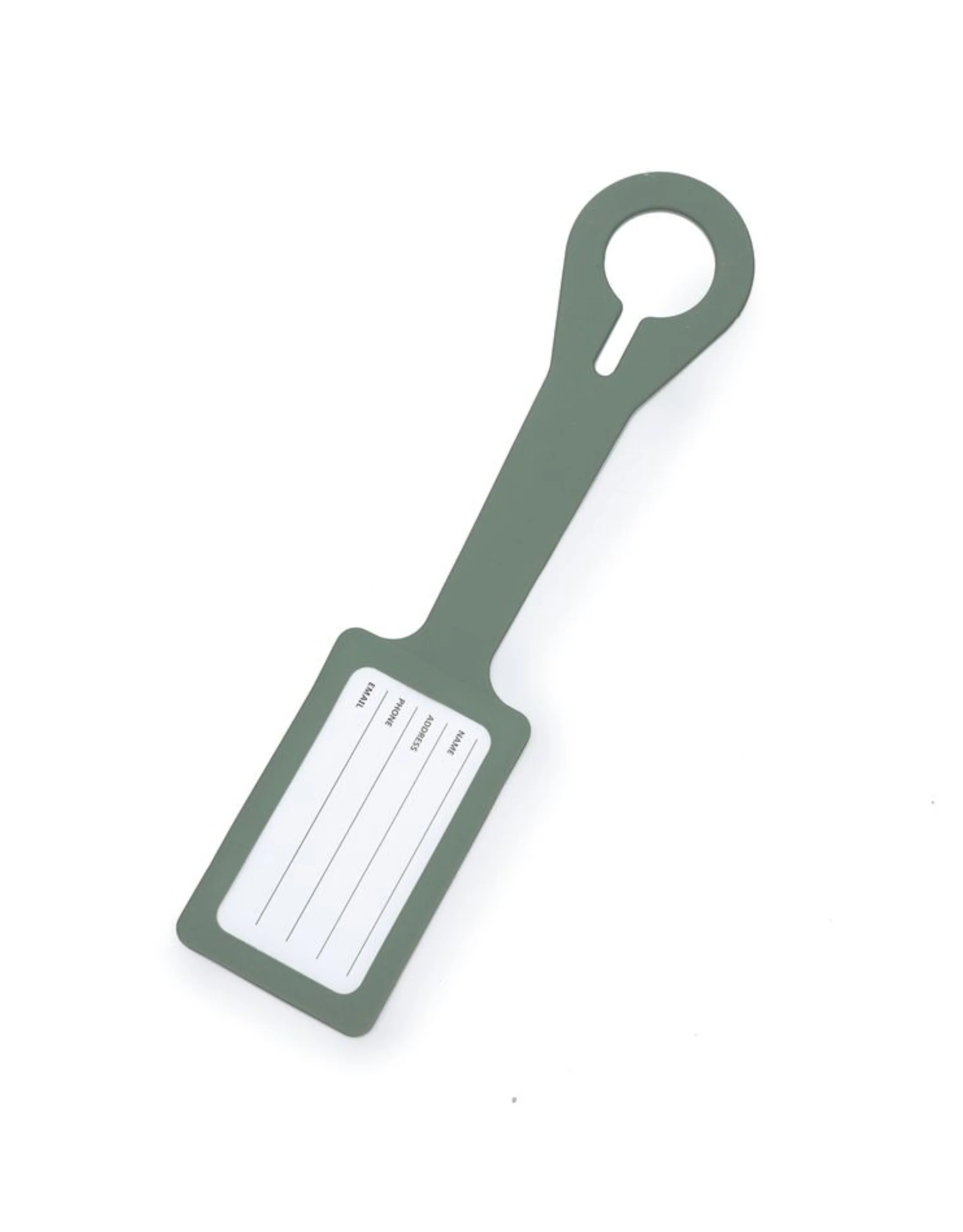 Silicone Luggage Tag - Moss - Image 2