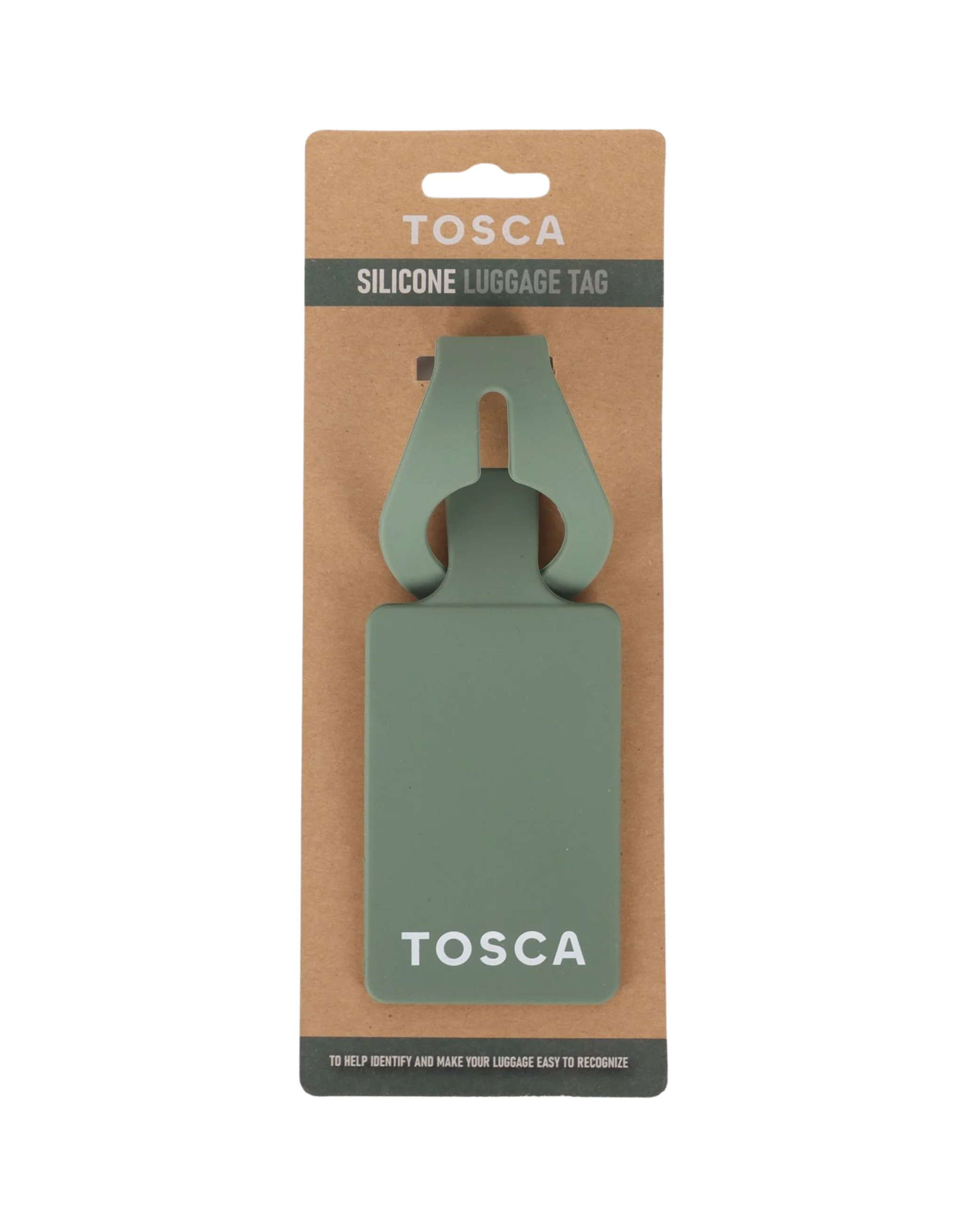 Silicone Luggage Tag - Moss - Image 3
