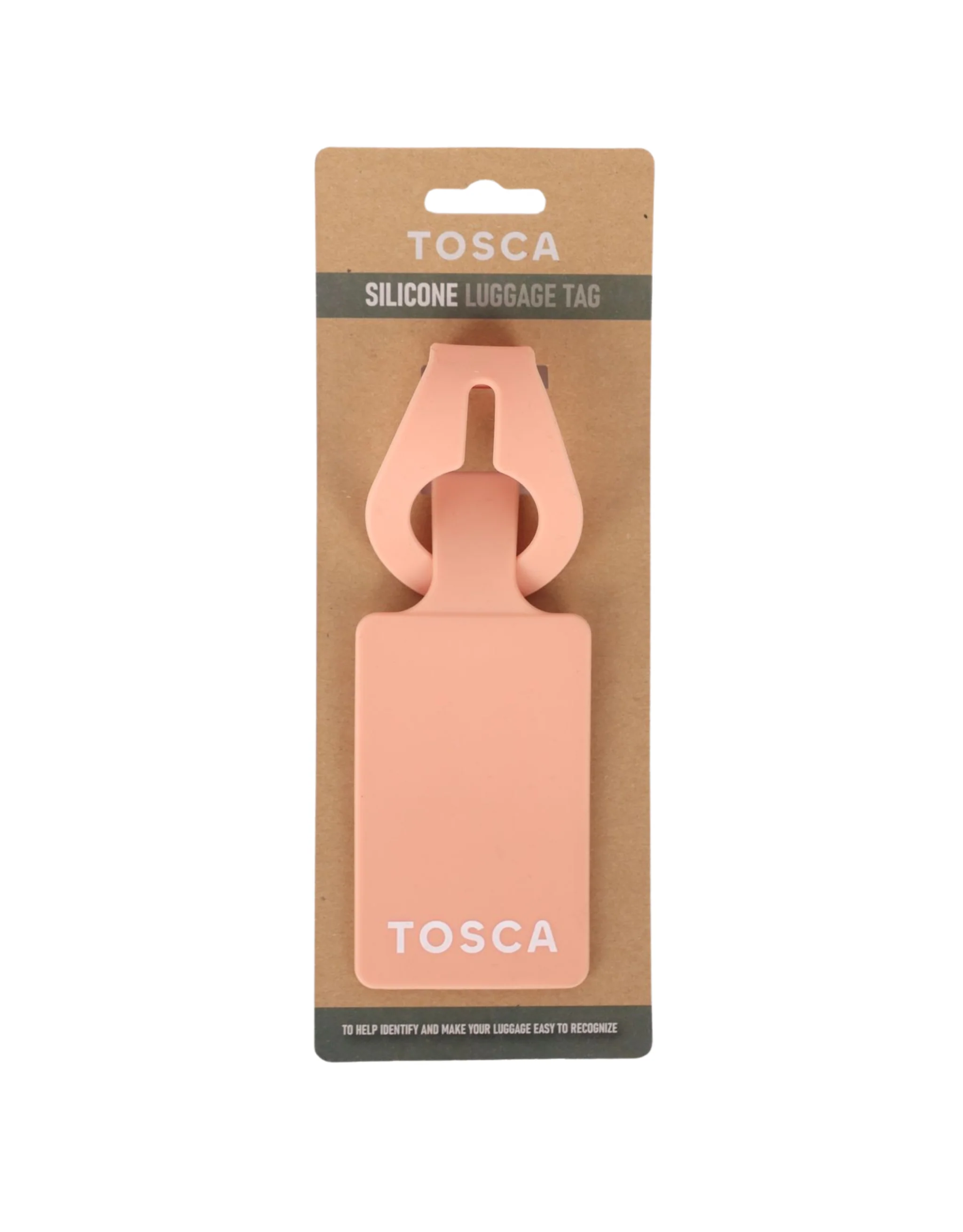 Silicone Luggage Tag - Peach - Image 3