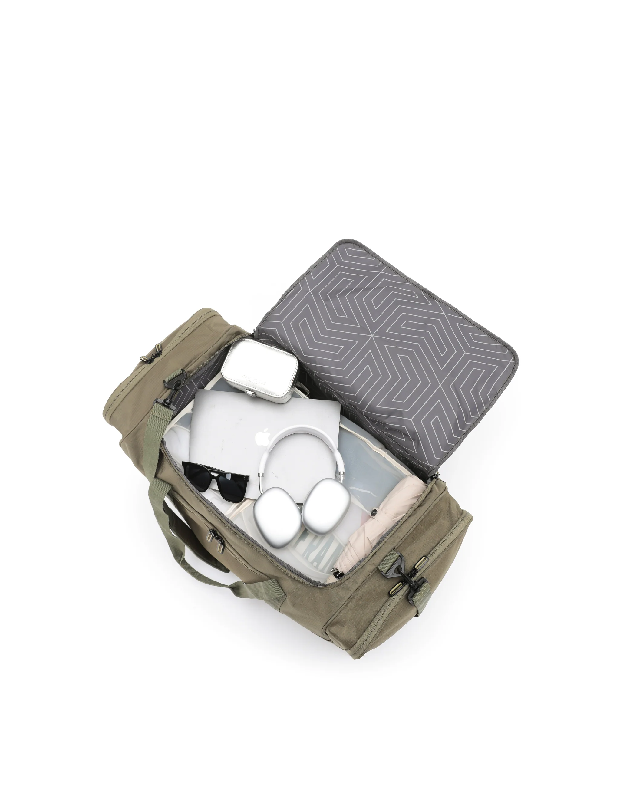 Small 53cm Sports Duffle Bag - Khaki - Image 3