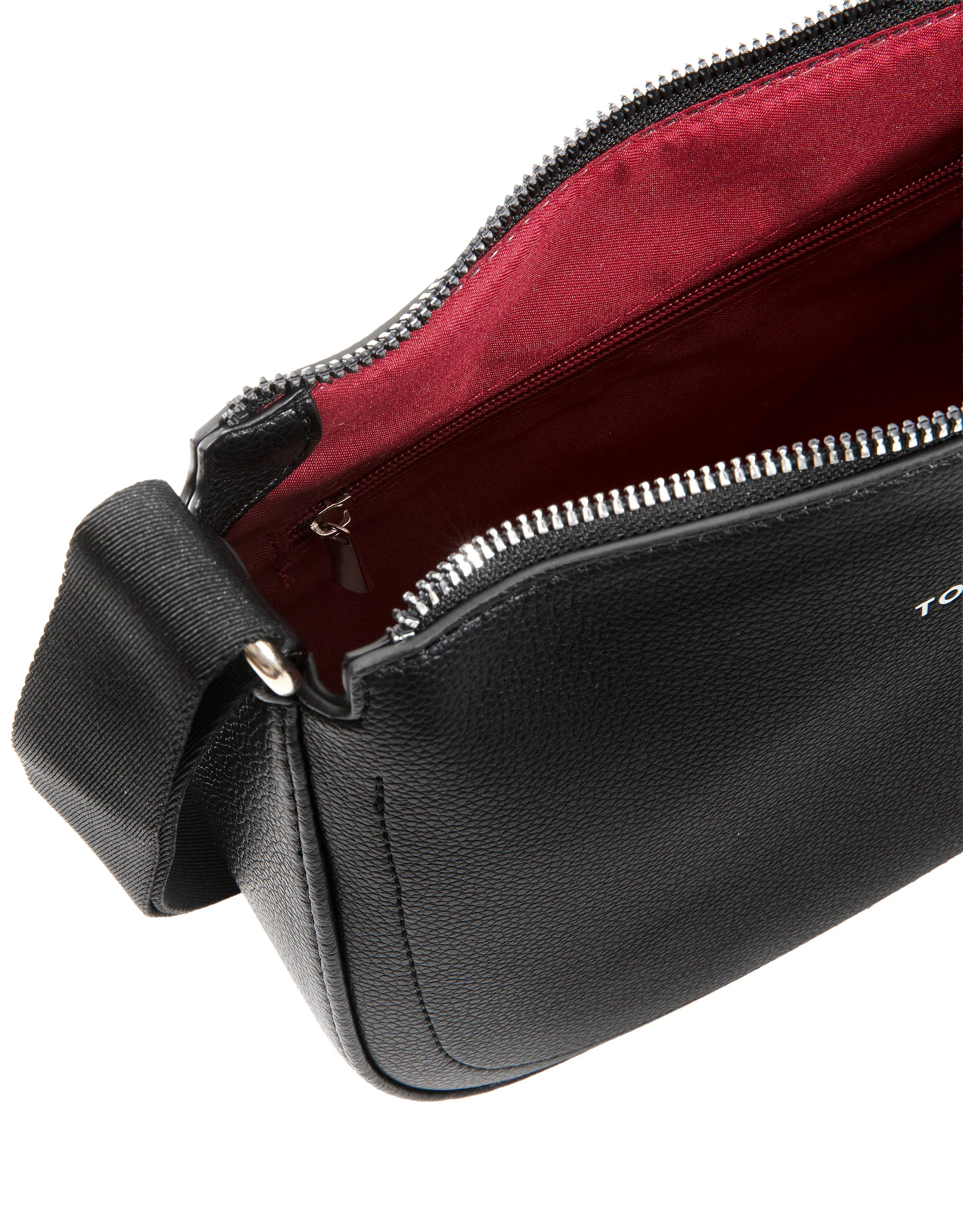 Small Crossbody Handbag - Black - Image 5