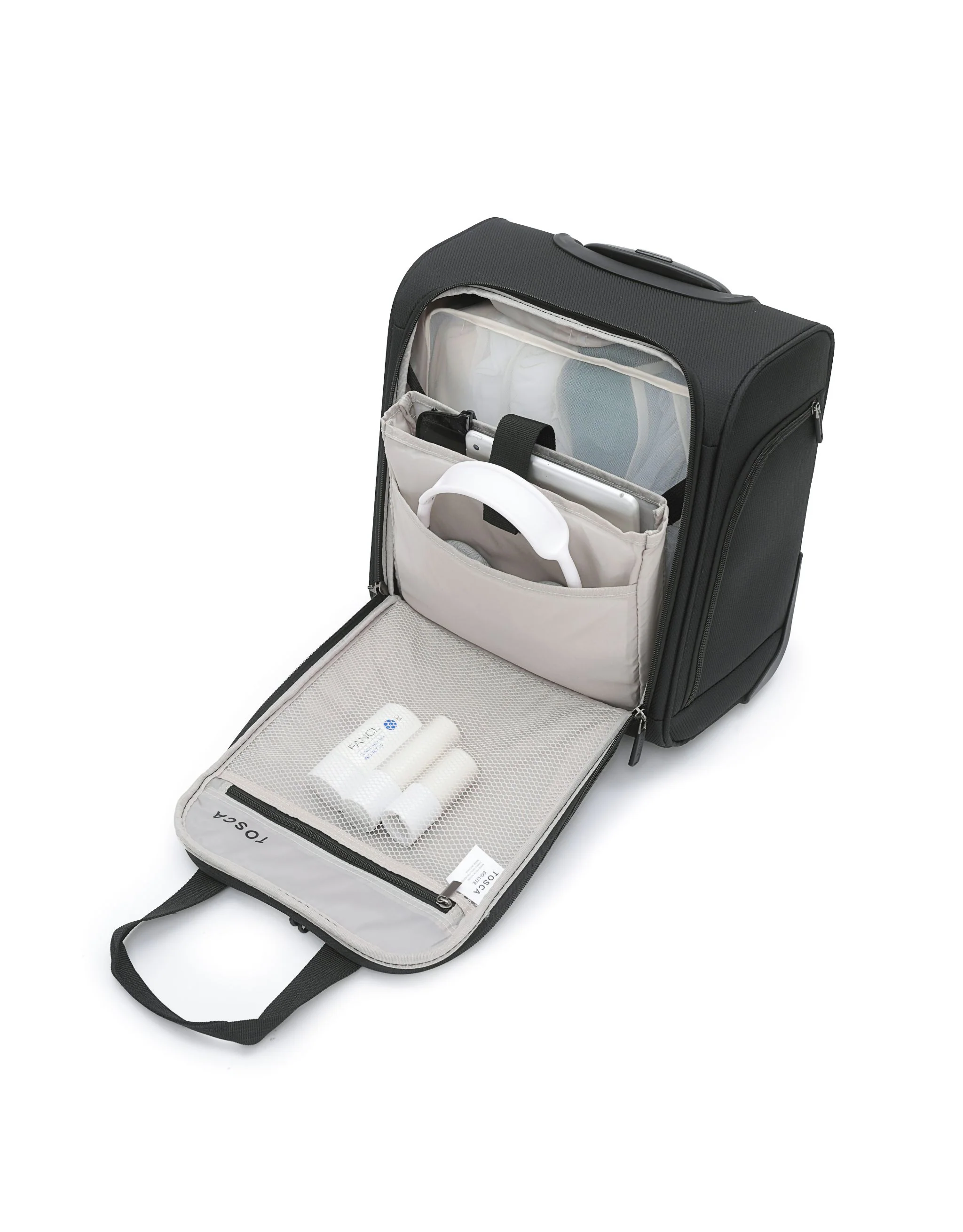 So Lite 38cm Small Under Seat Soft Carry On - Black - Image 5