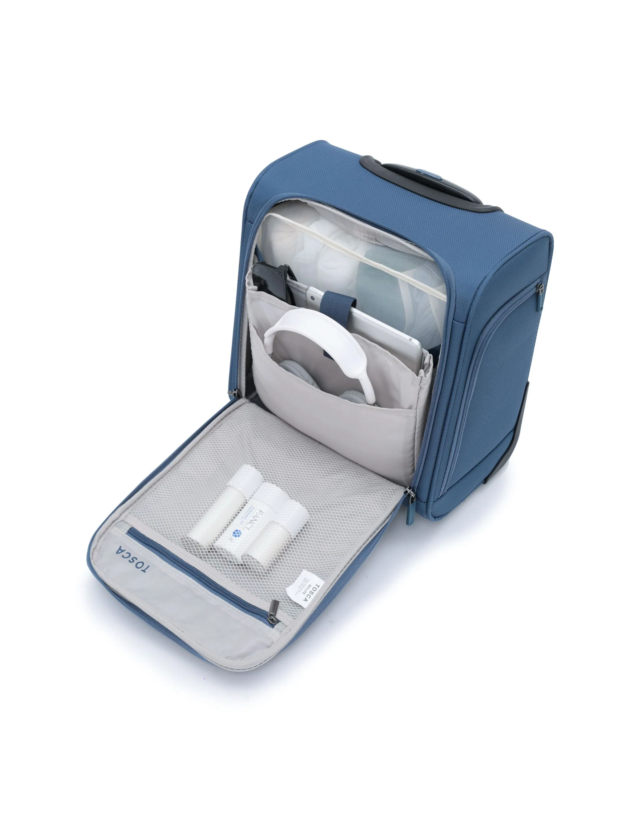 So Lite 38cm Small Under Seat Soft Carry On - Blue - Image 5
