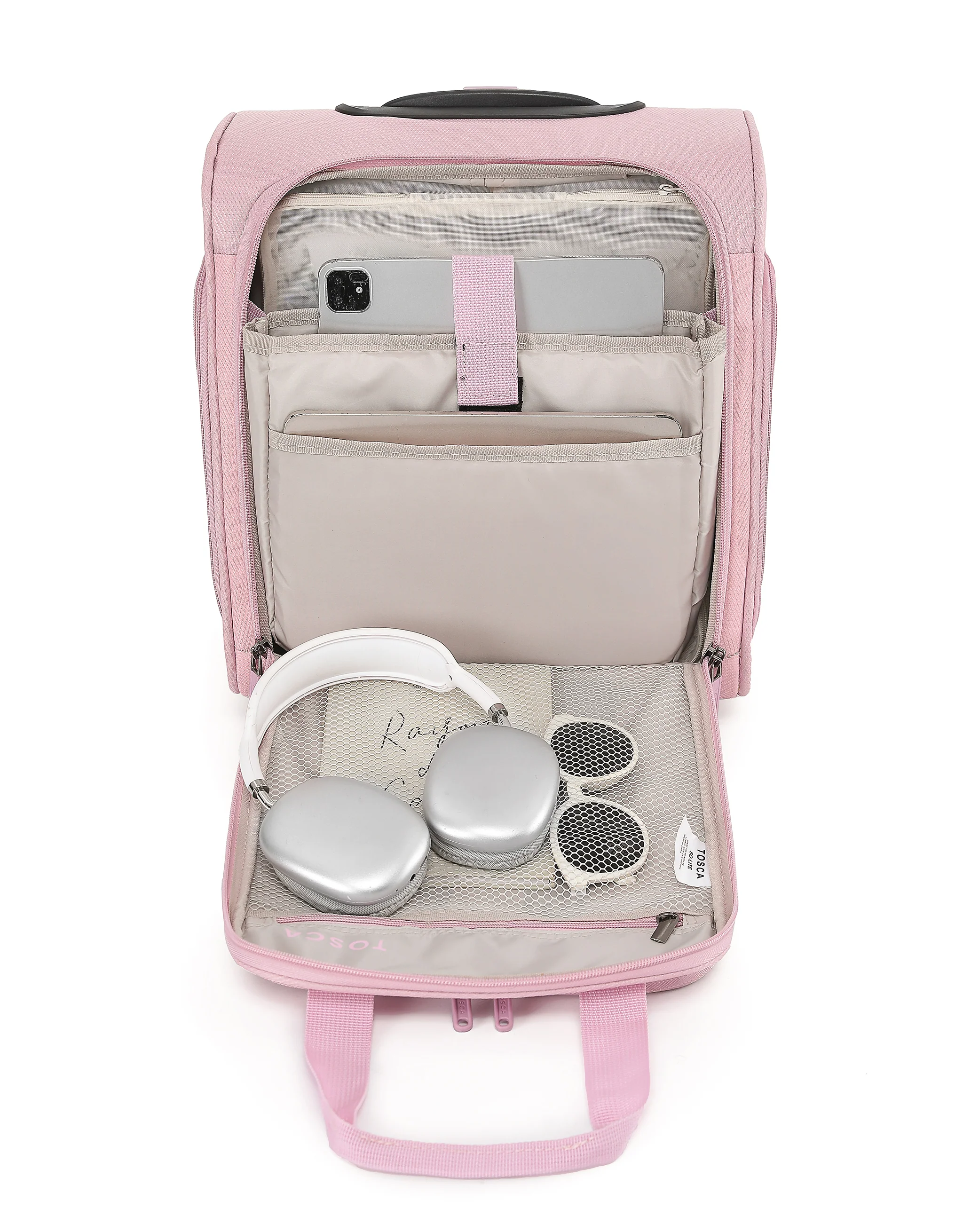 So Lite 38cm Small Under Seat Soft Carry On - Blush - Image 3